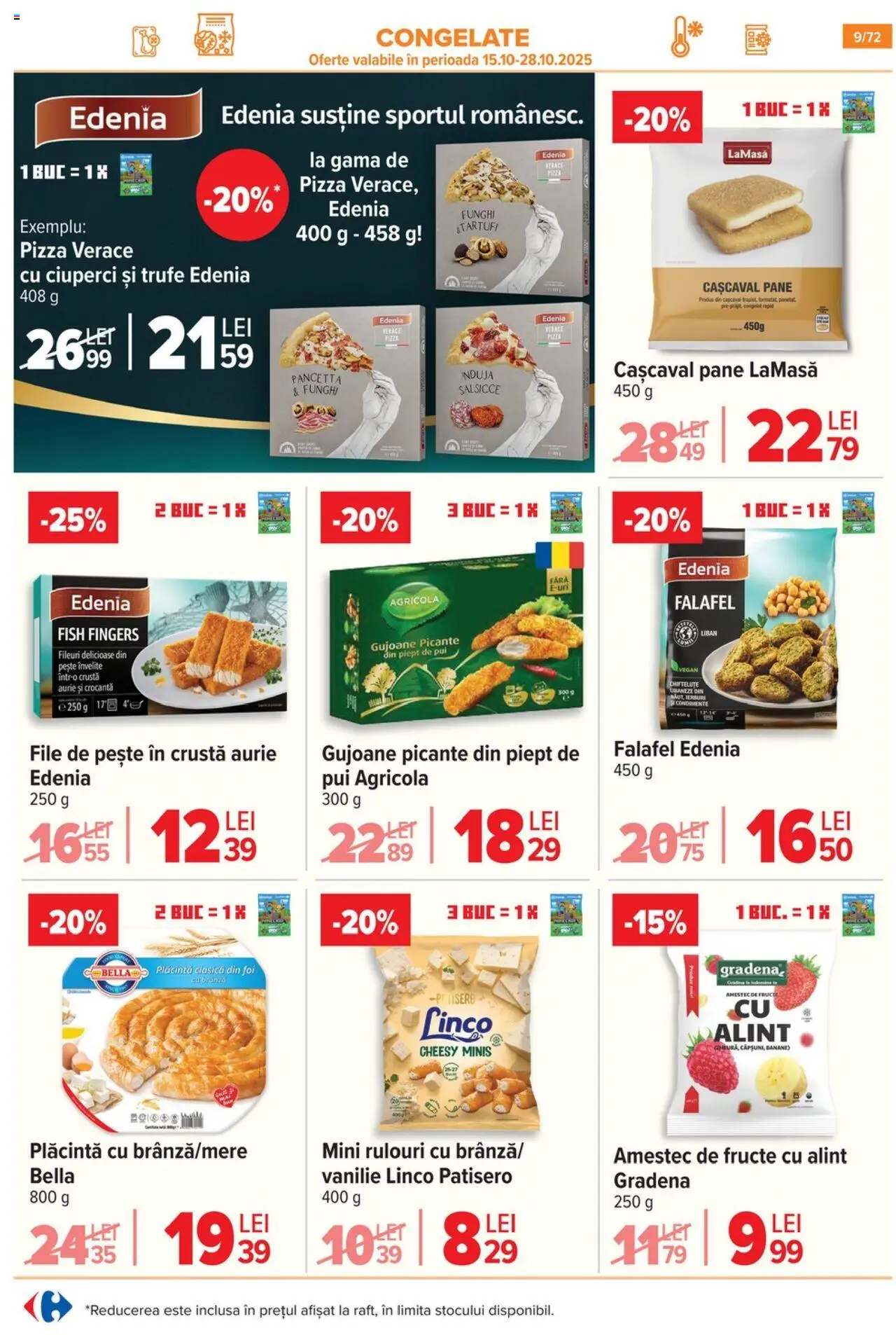 Catalog Carrefour 15 Octombrie - 3 Noiembrie 2025 | Pagina 10 | Produse: Ciuperci, Plăcintă, Brânză, Fructe