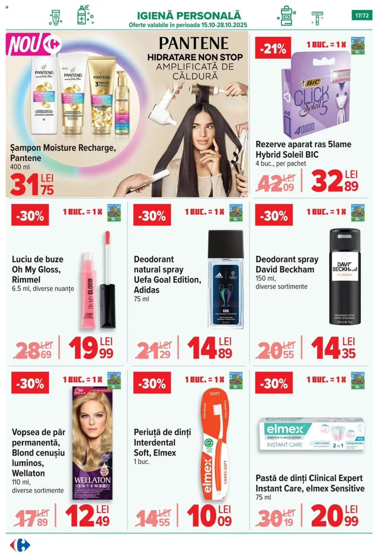 Catalog Carrefour 15 Octombrie - 3 Noiembrie 2025 | Pagina 18 | Produse: Vopsea, Luciu de buze, Periuță de dinți, Vopsea de păr