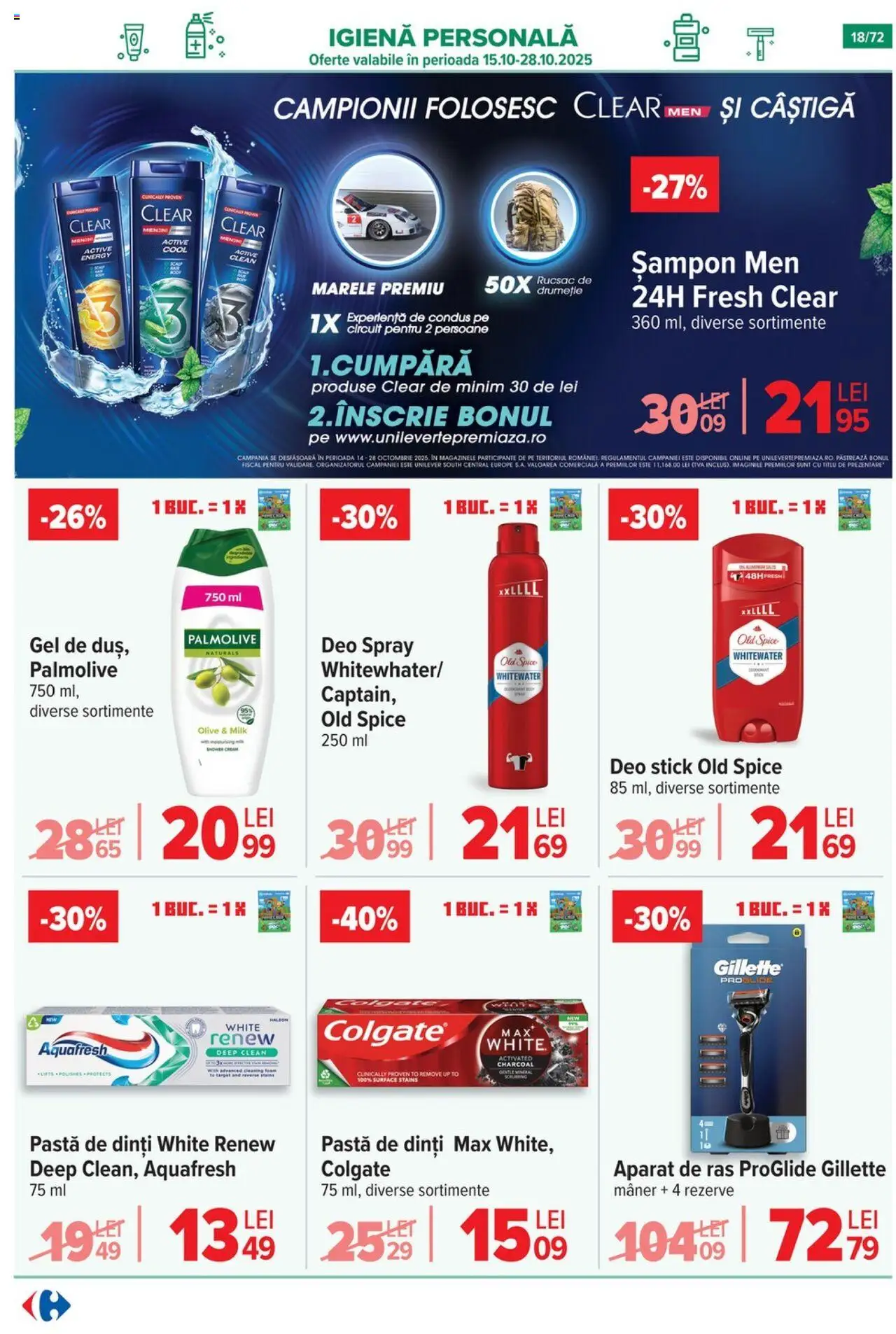 Catalog Carrefour 15 Octombrie - 3 Noiembrie 2025 | Pagina 19 | Produse: Pomelo, Mâner, Șampon, Rucsac