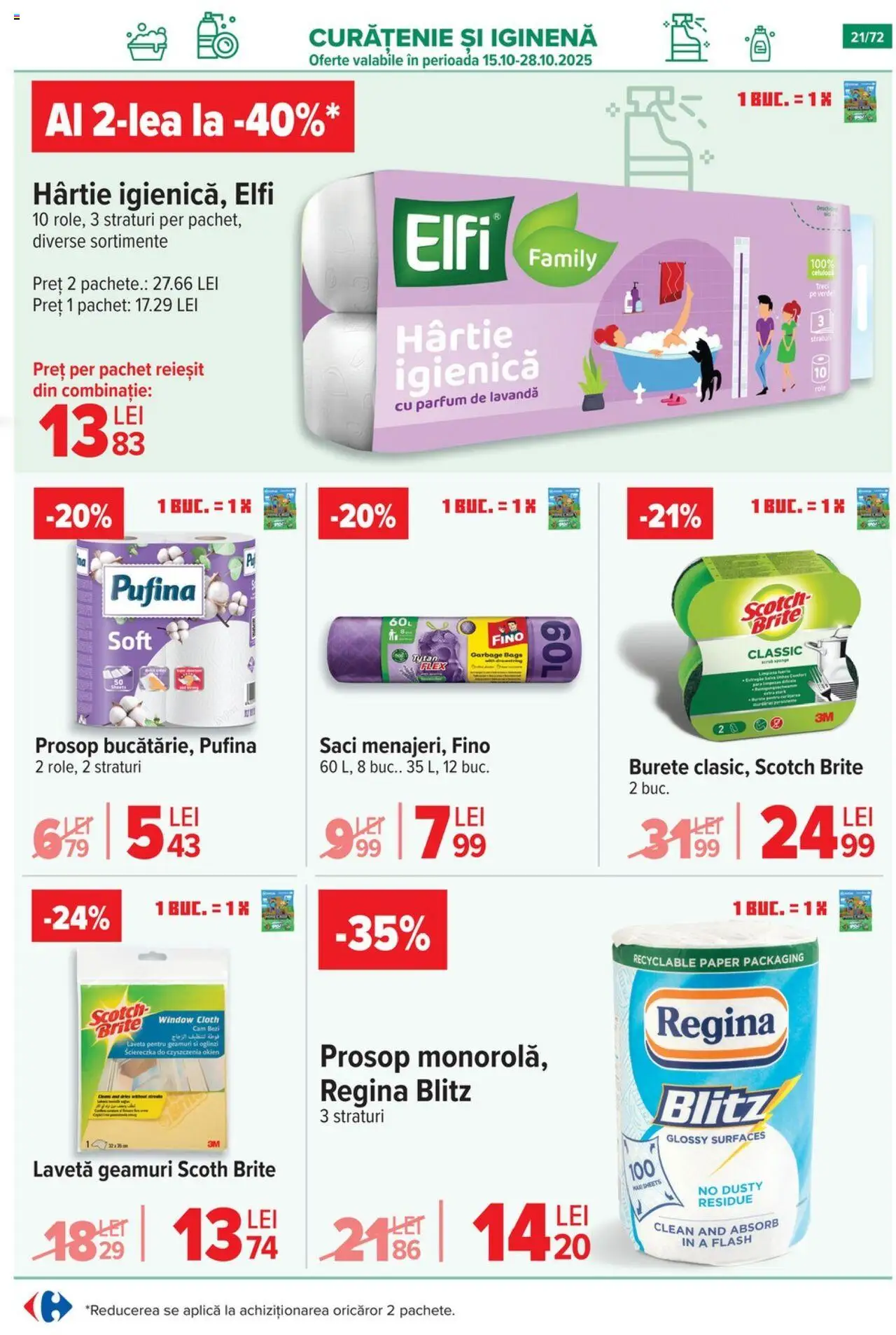 Catalog Carrefour 15 Octombrie - 3 Noiembrie 2025 | Pagina 22 | Produse: Pomelo, Parfum, Burete