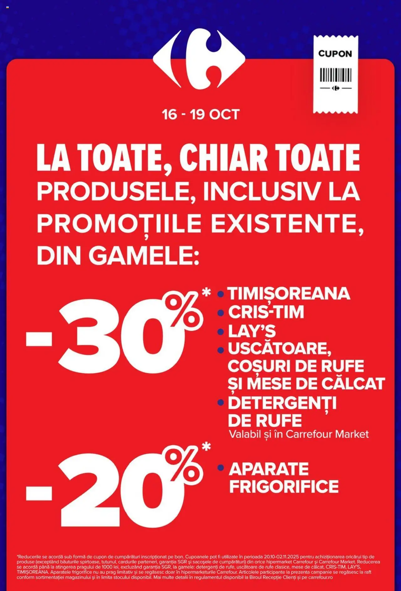 Catalog Carrefour 15 Octombrie - 3 Noiembrie 2025 | Pagina 38 | Produse: Raft