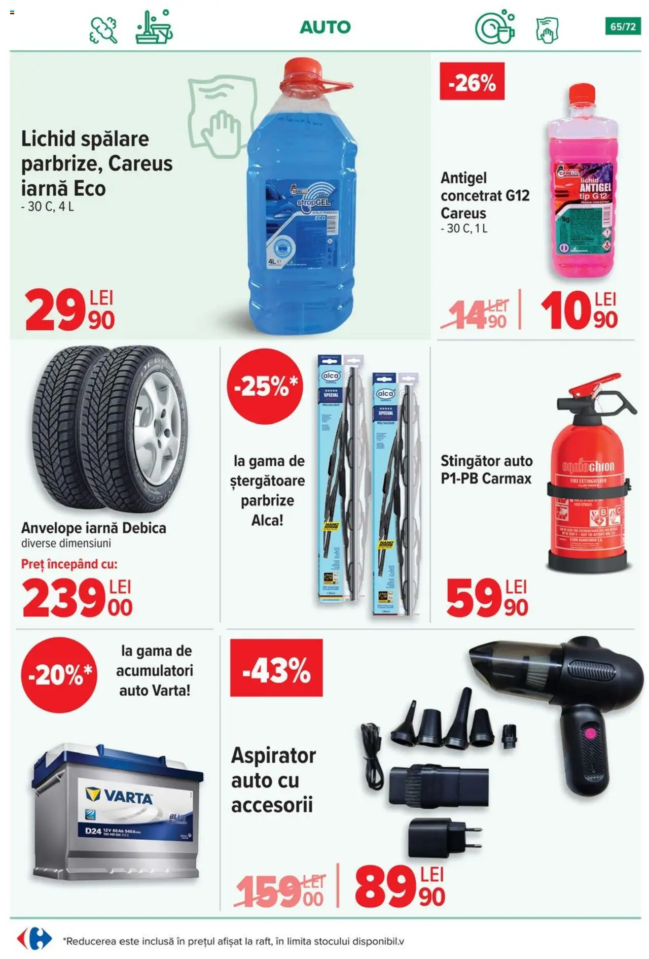 Catalog Carrefour 15 Octombrie - 3 Noiembrie 2025 | Pagina 67 | Produse: Aspirator