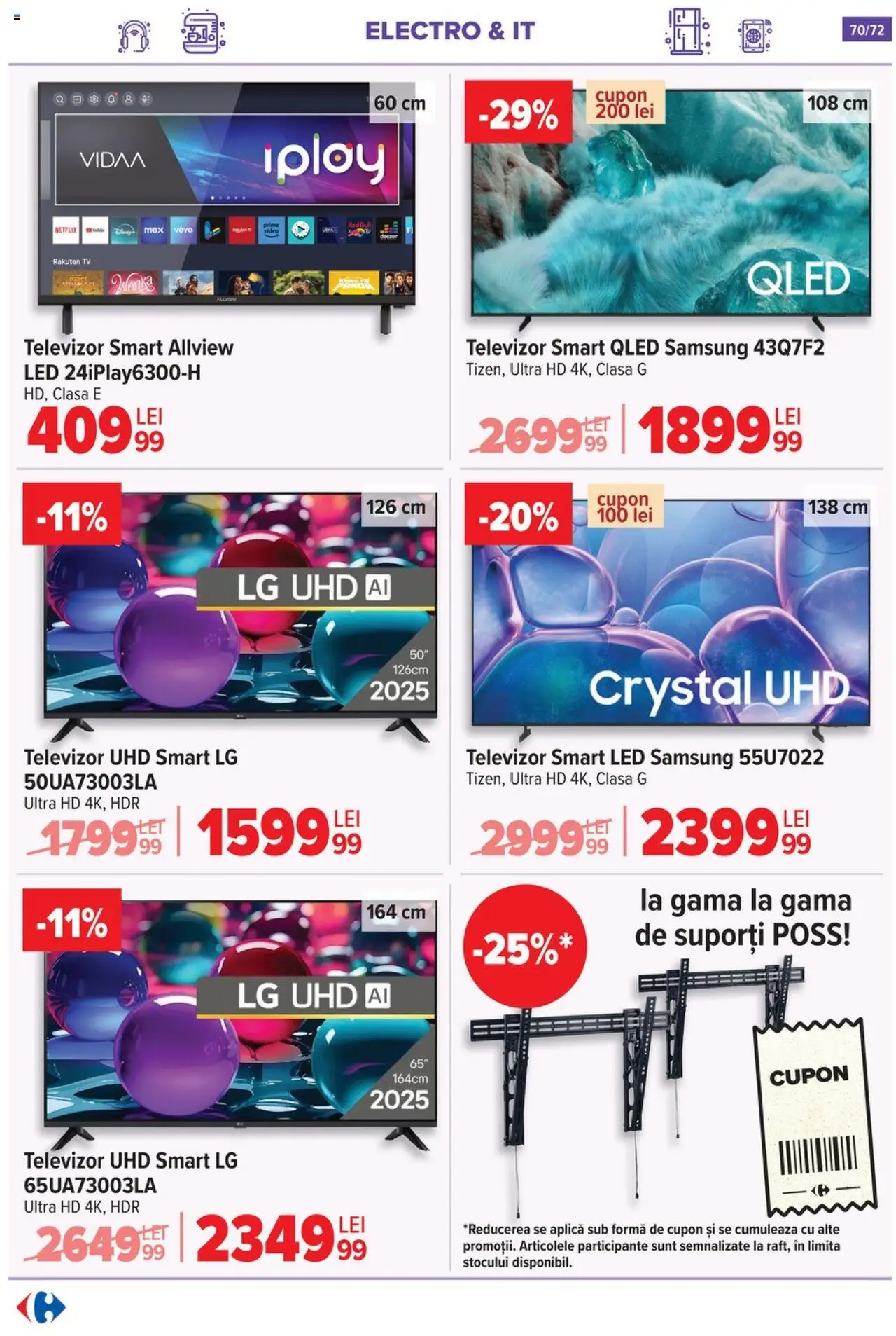 Catalog Carrefour 15 Octombrie - 3 Noiembrie 2025 | Pagina 72 | Produse: Televizor, Video, Babak, Köpek Sabunu