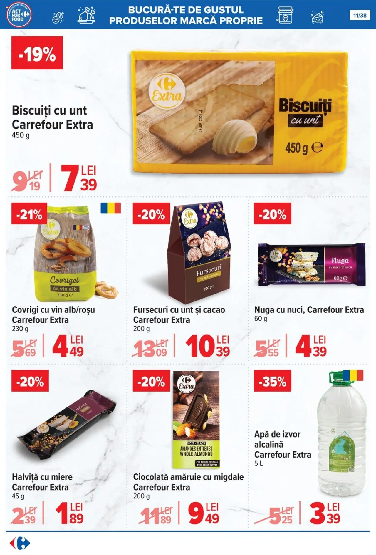 Catalog Carrefour 15 - 27 Octombrie 2025 | Pagina 11 | Produse: Covrigei, Ciocolată, Cacao, Apă