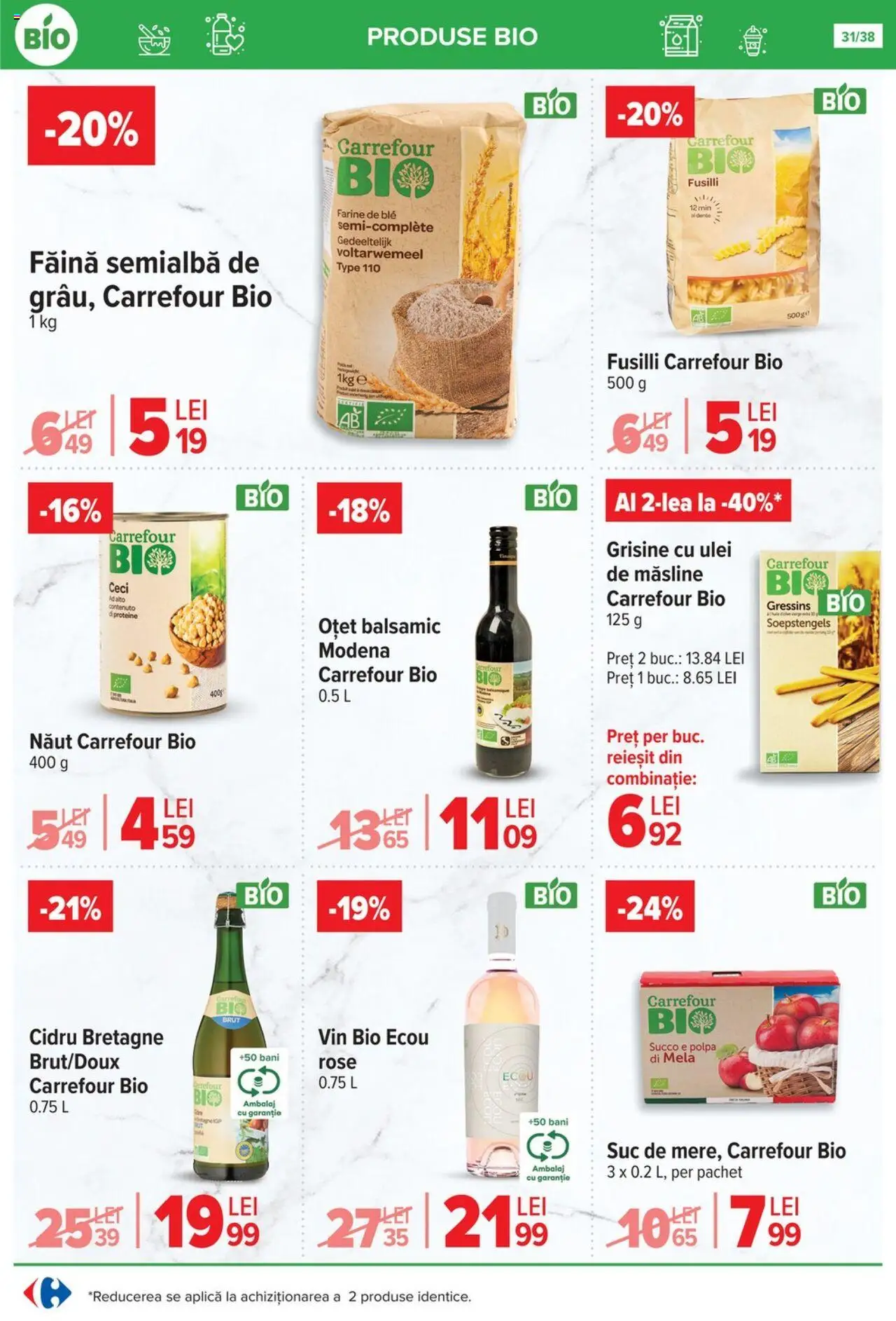 Catalog Carrefour 15 - 27 Octombrie 2025 | Pagina 31 | Produse: Masaüstü kılıfı, Măsline, Oțet, Făină