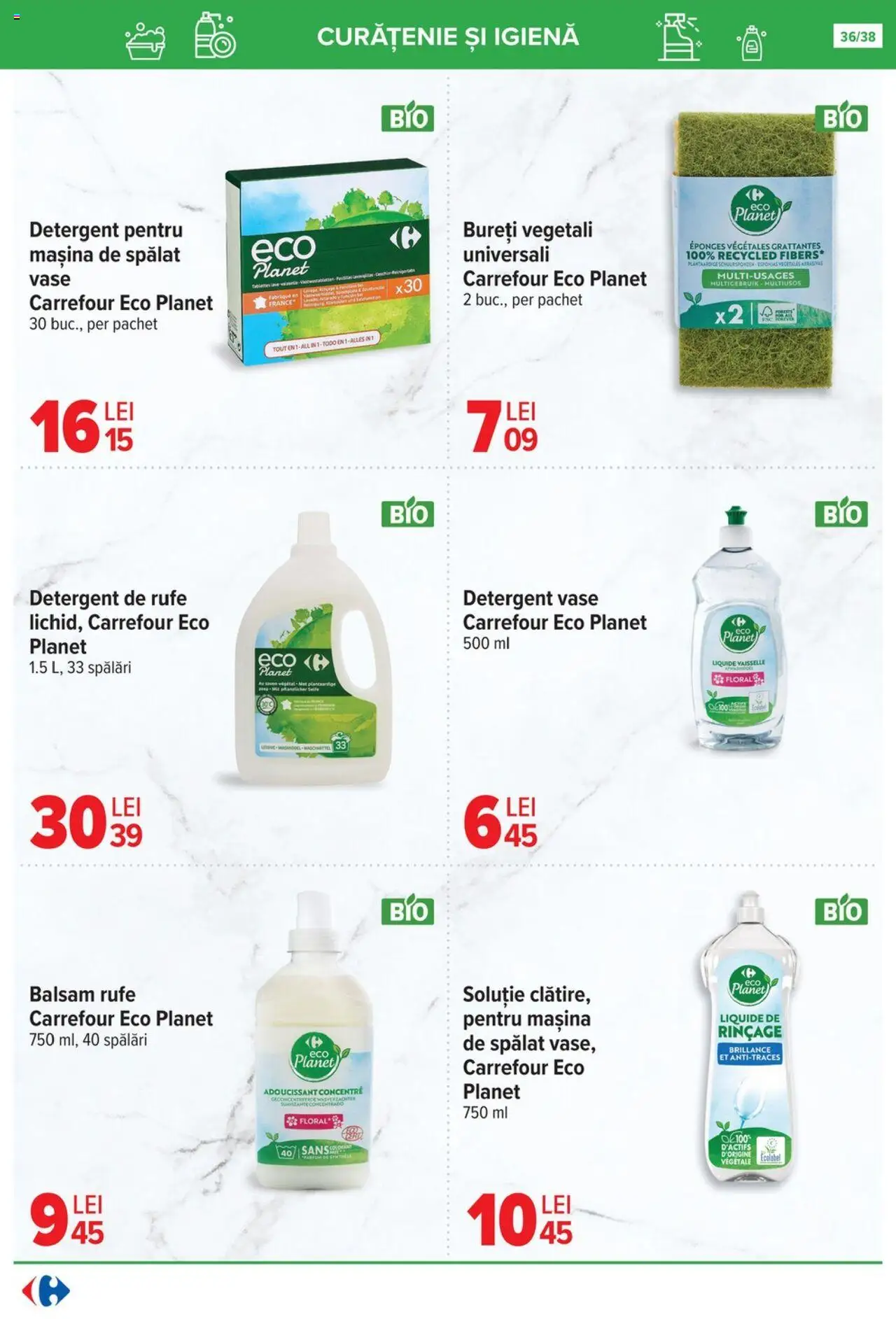 Catalog Carrefour 15 - 27 Octombrie 2025 | Pagina 36 | Produse: Mașină De Spălat, Balsam, Detergent