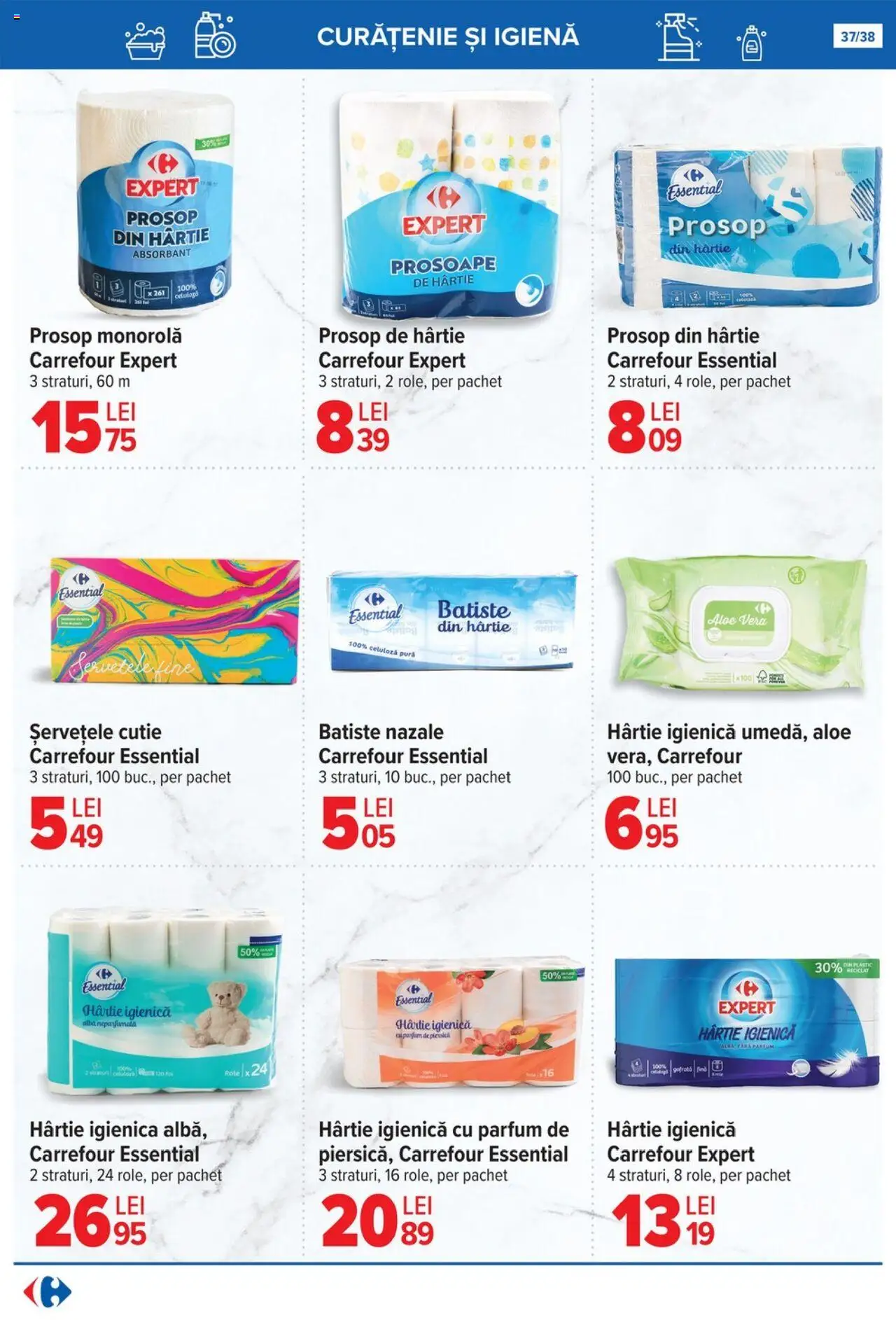 Catalog Carrefour 15 - 27 Octombrie 2025 | Pagina 37 | Produse: Prosop monorolă, Aloe vera, Cutie, Parfum