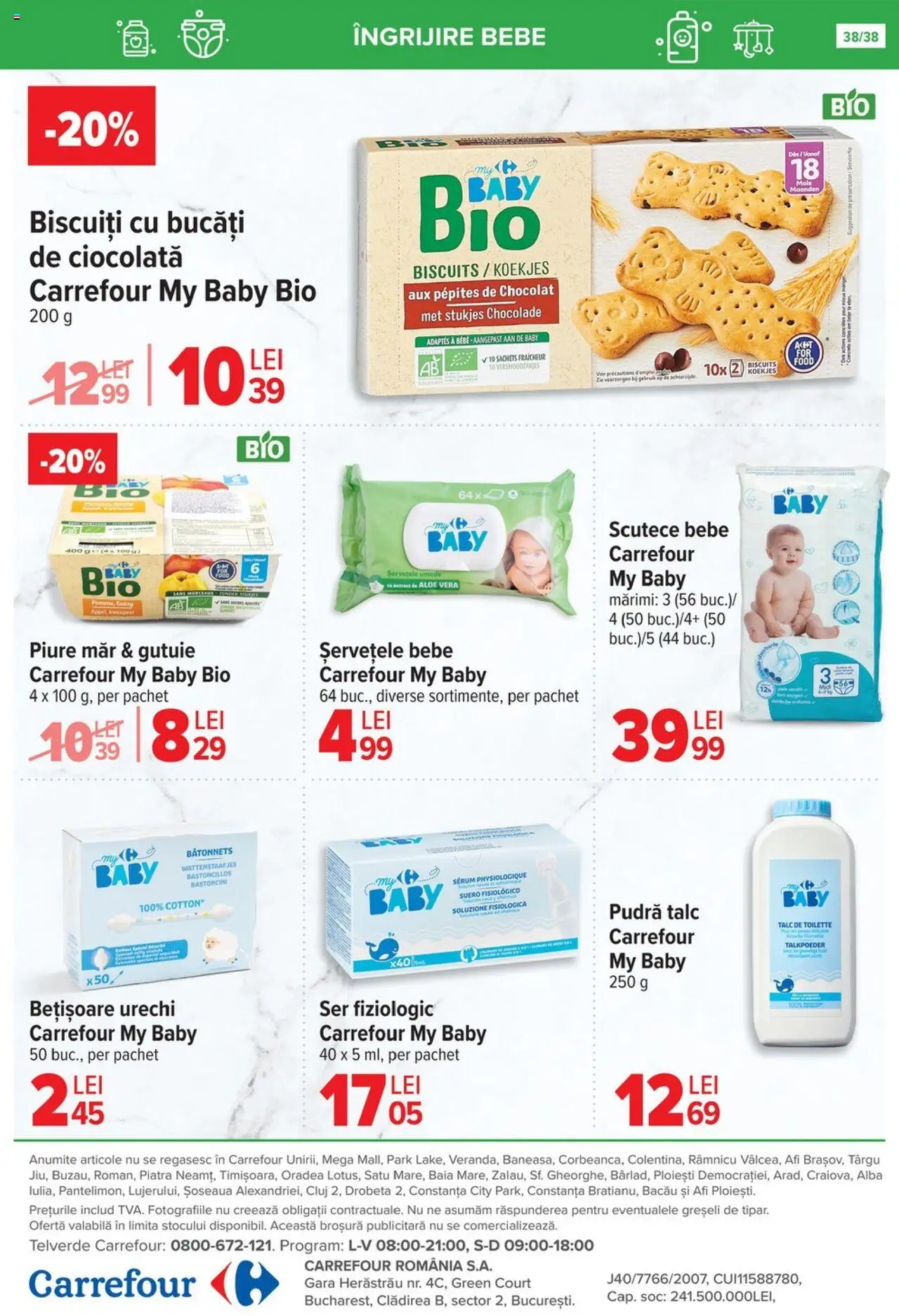 Catalog Carrefour 15 - 27 Octombrie 2025 | Pagina 38 | Produse: Şerit ödül, Serum, Aloe vera, Șervețele umede