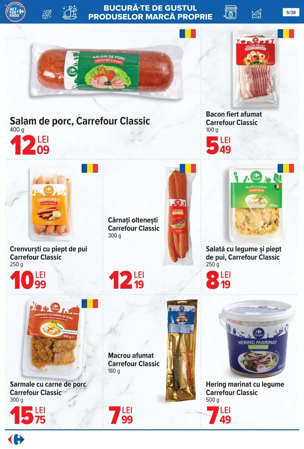 Catalog Carrefour 15 - 27 Octombrie 2025 | Pagina 5 | Produse: Masaüstü kılıfı, Salam, Carne De Porc, Salată