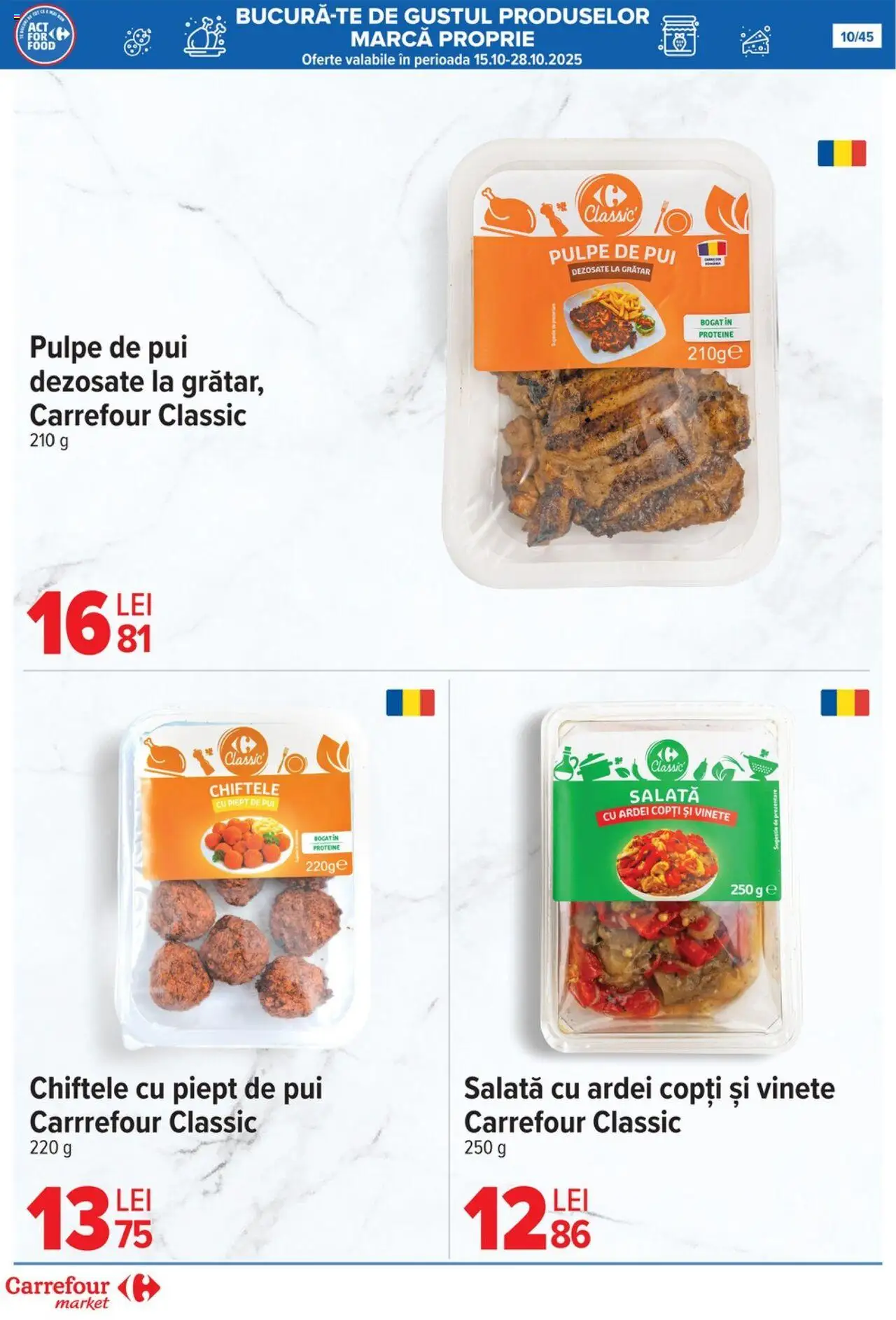 Catalog Carrefour 15 - 27 Octombrie 2025 | Pagina 13 | Produse: Masaüstü kılıfı, Grătar, Salată, Chiftele