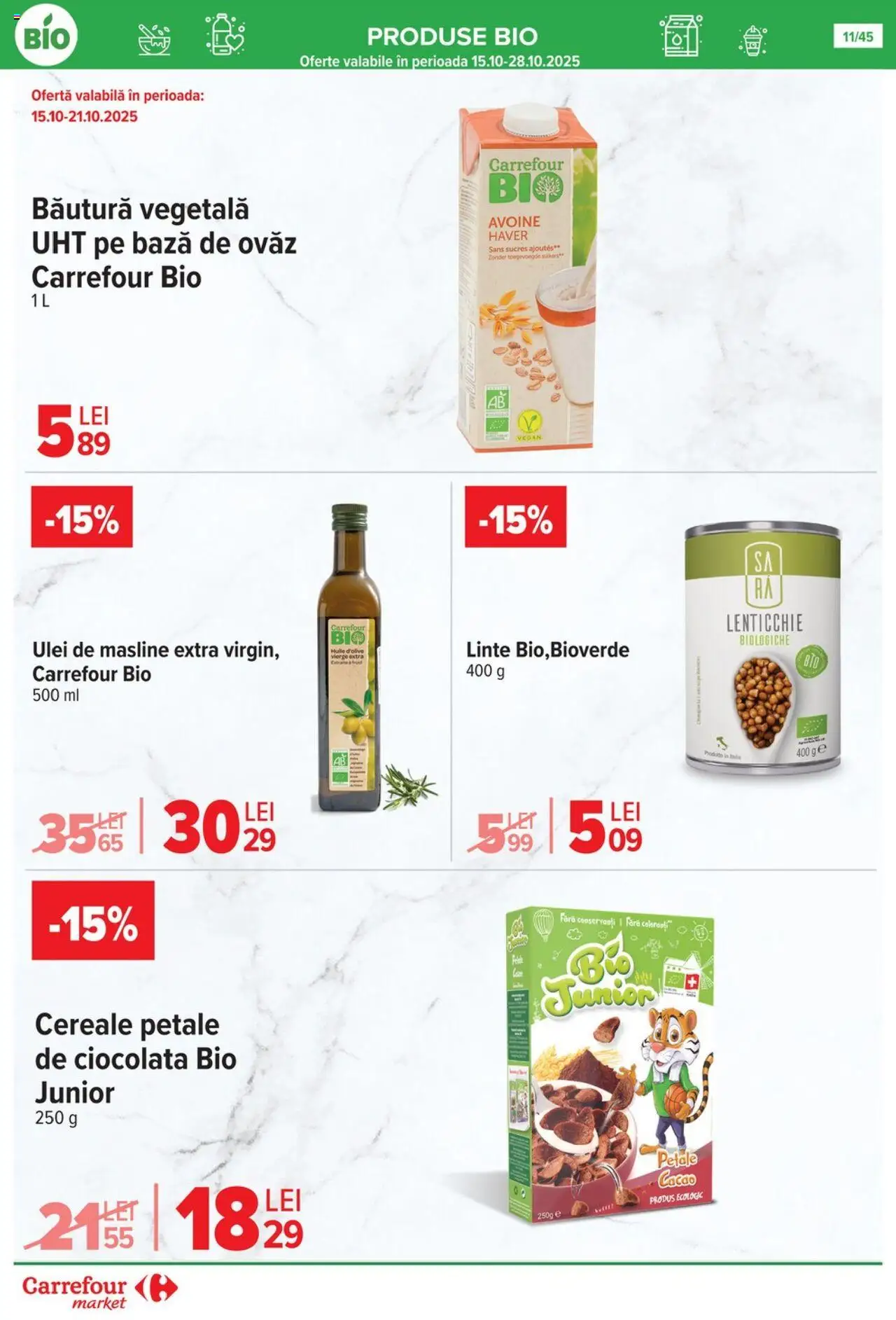 Catalog Carrefour 15 - 27 Octombrie 2025 | Pagina 14 | Produse: Şerit ödül, Ulei, Ciocolată, Cereale
