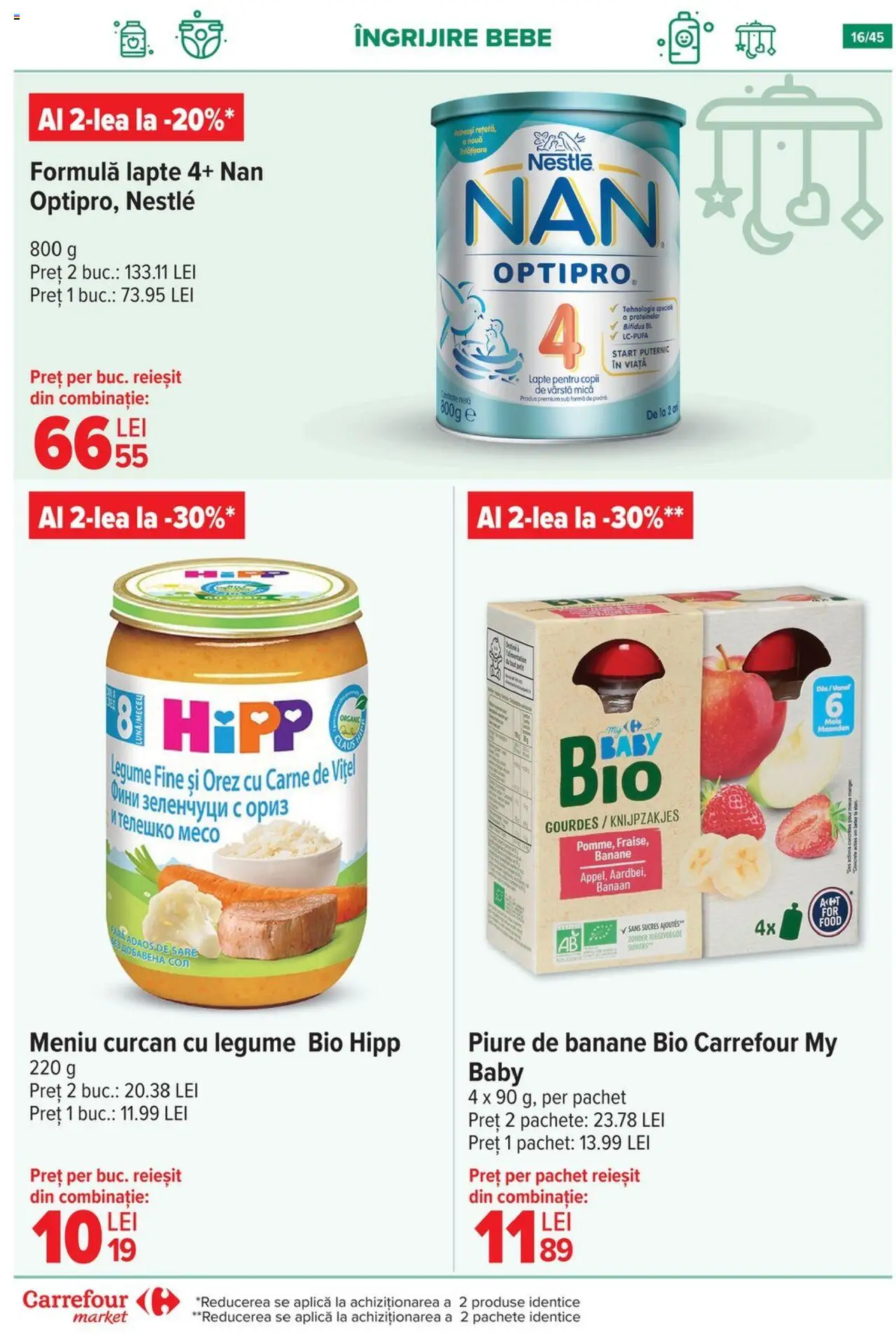 Catalog Carrefour 15 - 27 Octombrie 2025 | Pagina 19 | Produse: Lapte, Orez, Legume, Sare
