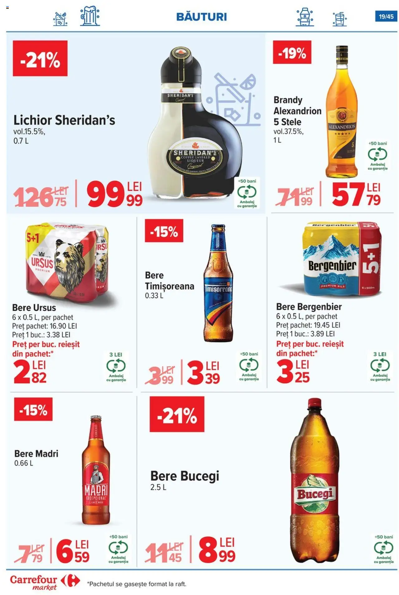 Catalog Carrefour 15 - 27 Octombrie 2025 | Pagina 22 | Produse: Lichior, Bere, Plastik Kulübe