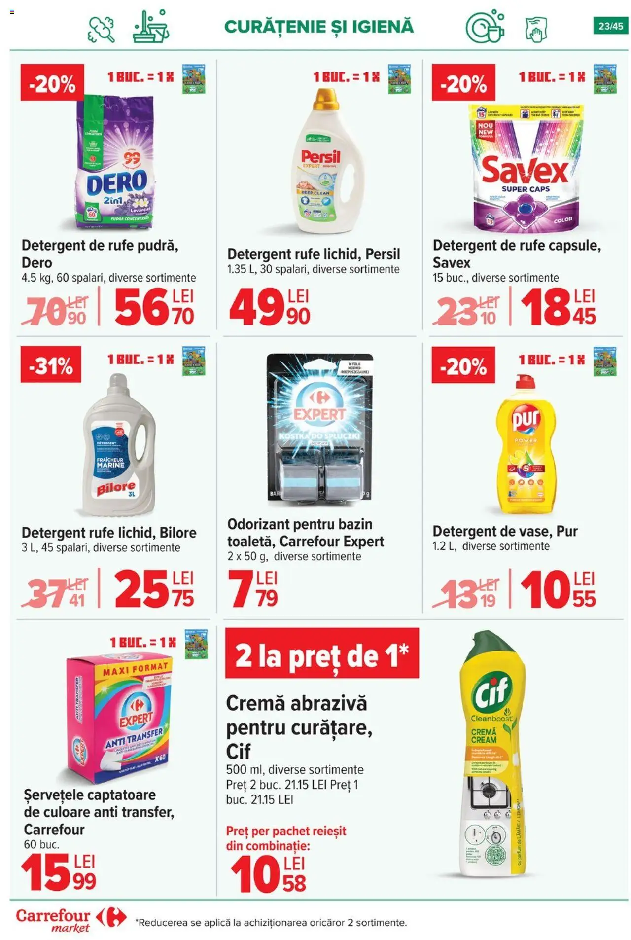 Catalog Carrefour 15 - 27 Octombrie 2025 | Pagina 26 | Produse: Pudră, Cremă, Detergent, Lămâie