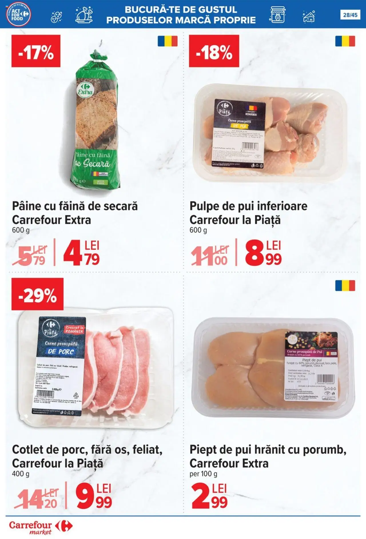 Catalog Carrefour 15 - 27 Octombrie 2025 | Pagina 31 | Produse: Lait de coco, Pâine, Făină, Porumb