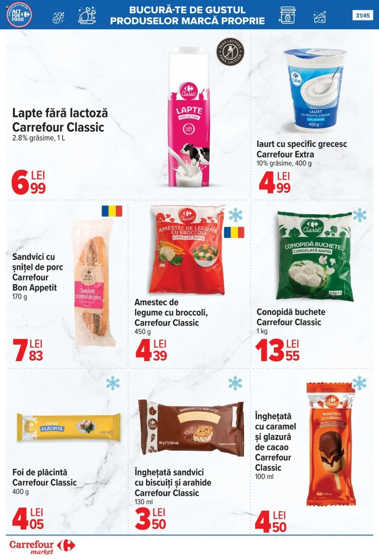 Catalog Carrefour 15 - 27 Octombrie 2025 | Pagina 34 | Produse: Arahide, Iaurt, Înghețată, Legume