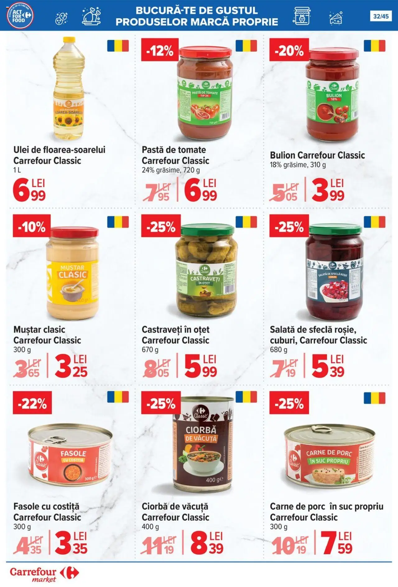 Catalog Carrefour 15 - 27 Octombrie 2025 | Pagina 35 | Produse: Pastă de tomate, Carne De Porc, Salată, Sfeclă