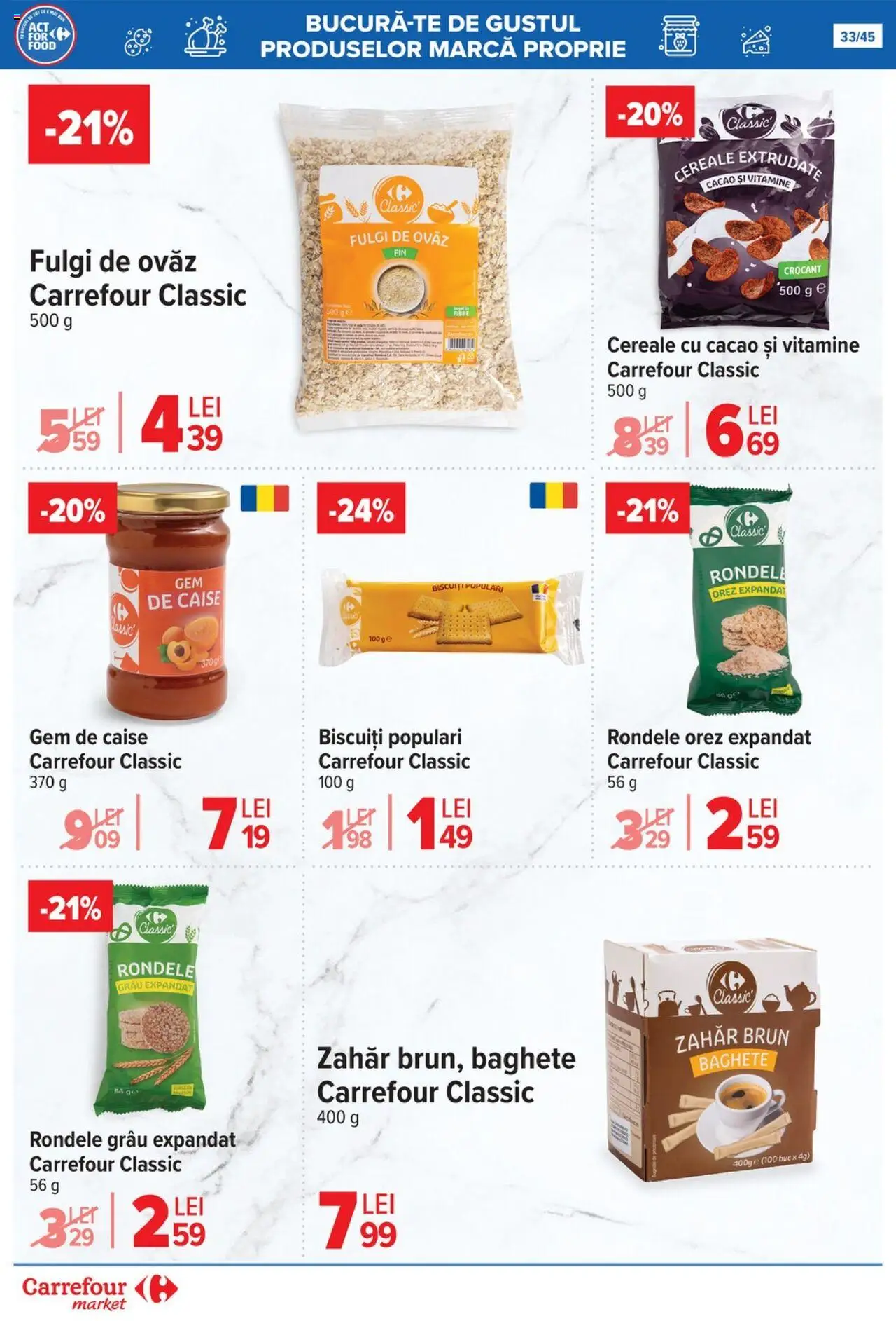 Catalog Carrefour 15 - 27 Octombrie 2025 | Pagina 36 | Produse: Gem, Cereale, Cacao, Ahtapot