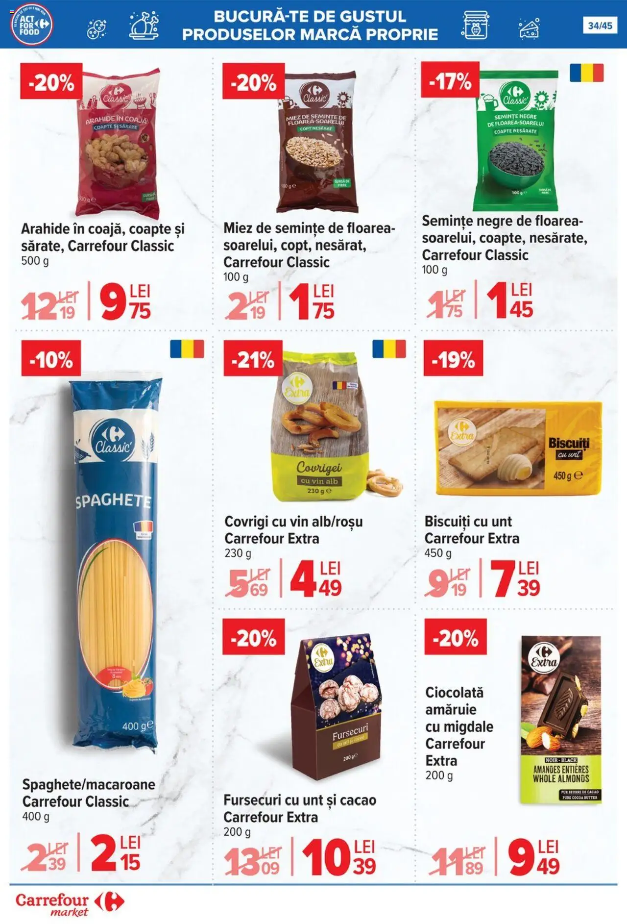 Catalog Carrefour 15 - 27 Octombrie 2025 | Pagina 37 | Produse: Arahide, Semințe, Migdale, Biscuiți