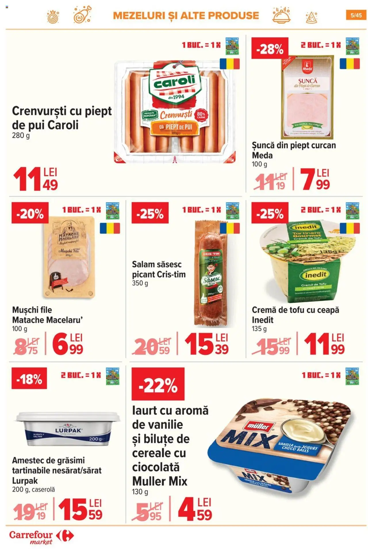 Catalog Carrefour 15 - 27 Octombrie 2025 | Pagina 8 | Produse: Hacıyatmaz Kedi Oyuncağı, Ciocolată, Cereale, Ceapă
