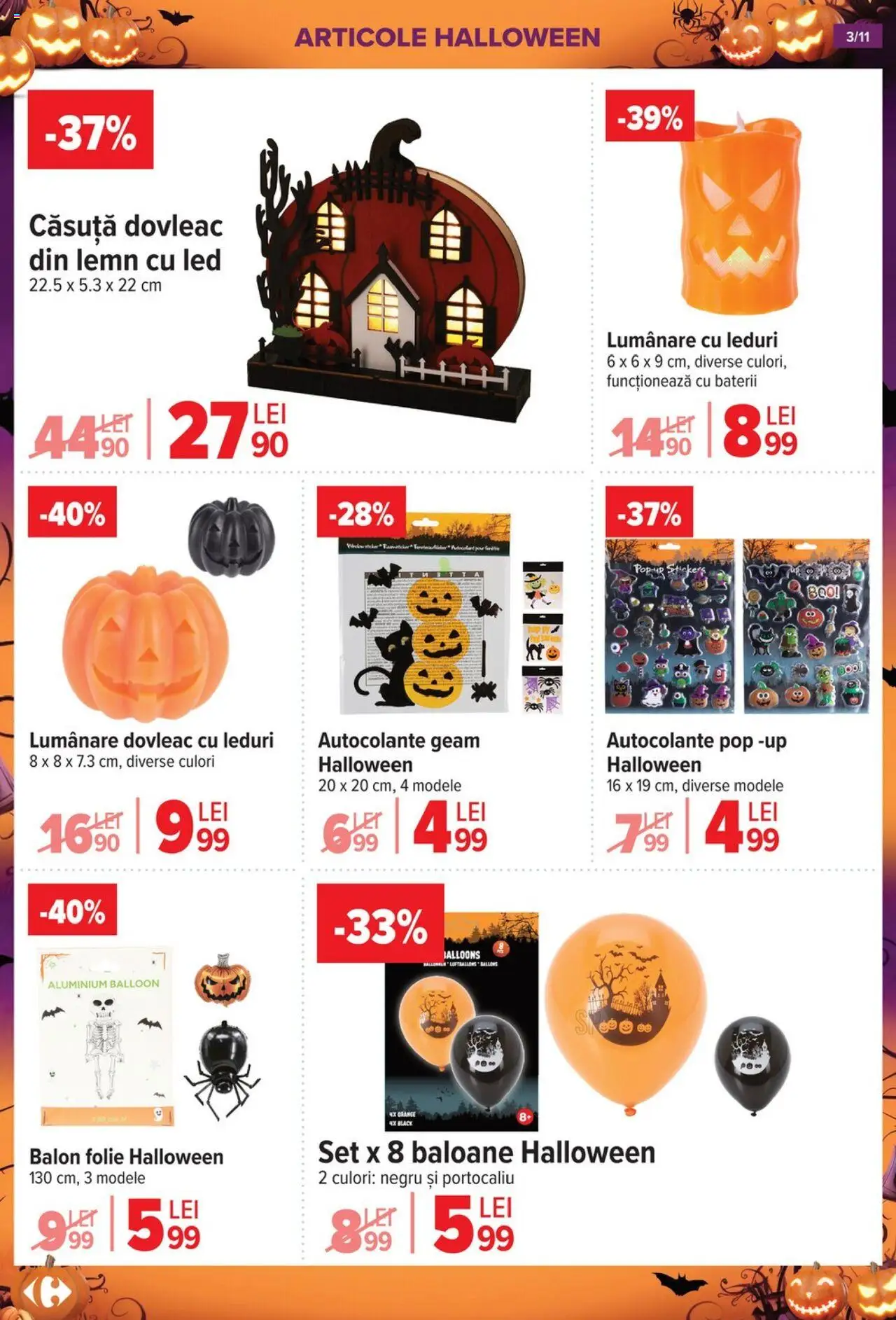 Catalog Carrefour 15 Octombrie - 1 Noiembrie 2025 | Pagina 3 | Produse: Dovleac, Babak, Lumânare, Baterii