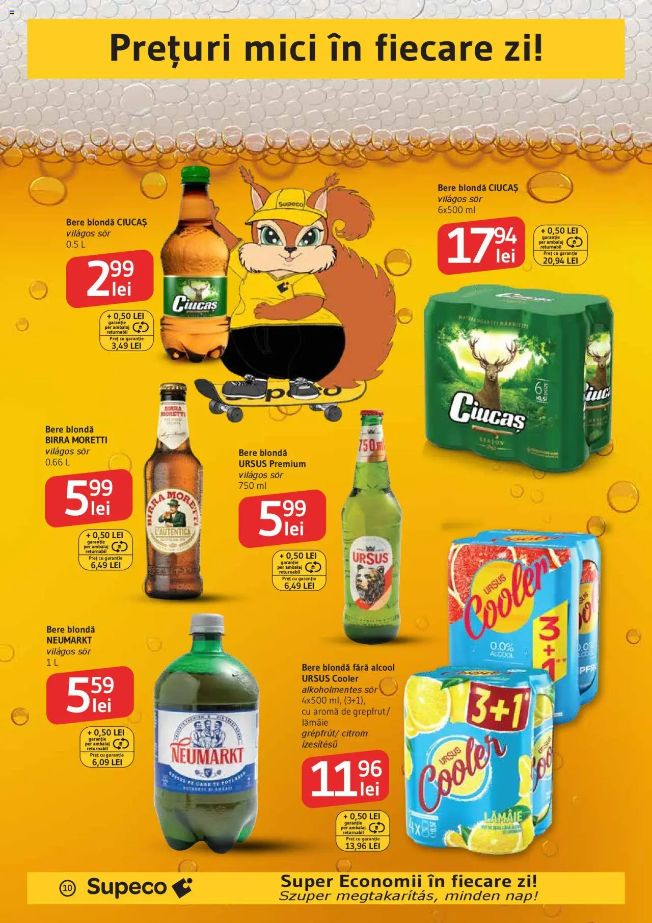 Catalog Supeco 16 - 28 Octombrie 2025 | Pagina 10 | Produse: Mici, Bere, Lămâie