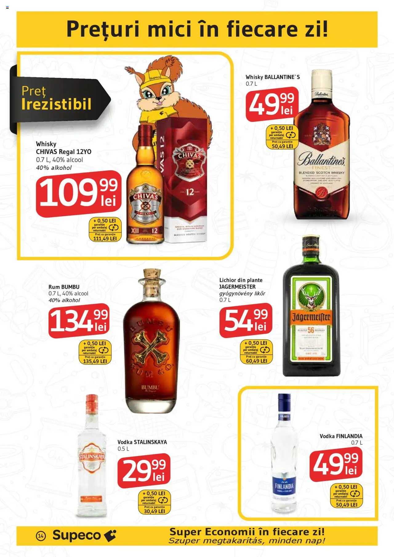 Catalog Supeco 16 - 28 Octombrie 2025 | Pagina 14 | Produse: Mici, Lichior, Vodka