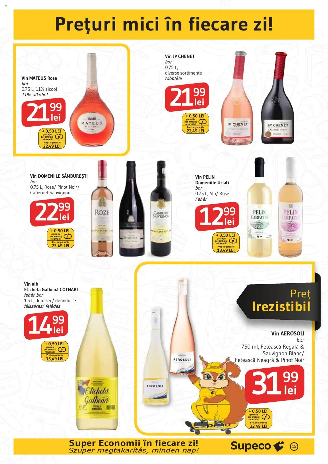 Catalog Supeco 16 - 28 Octombrie 2025 | Pagina 15 | Produse: Mici, Vin