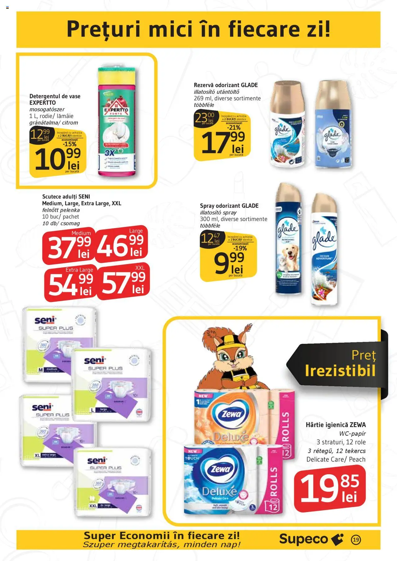 Catalog Supeco 16 - 28 Octombrie 2025 | Pagina 19 | Produse: Role, Mici, Scutece, Lămâie