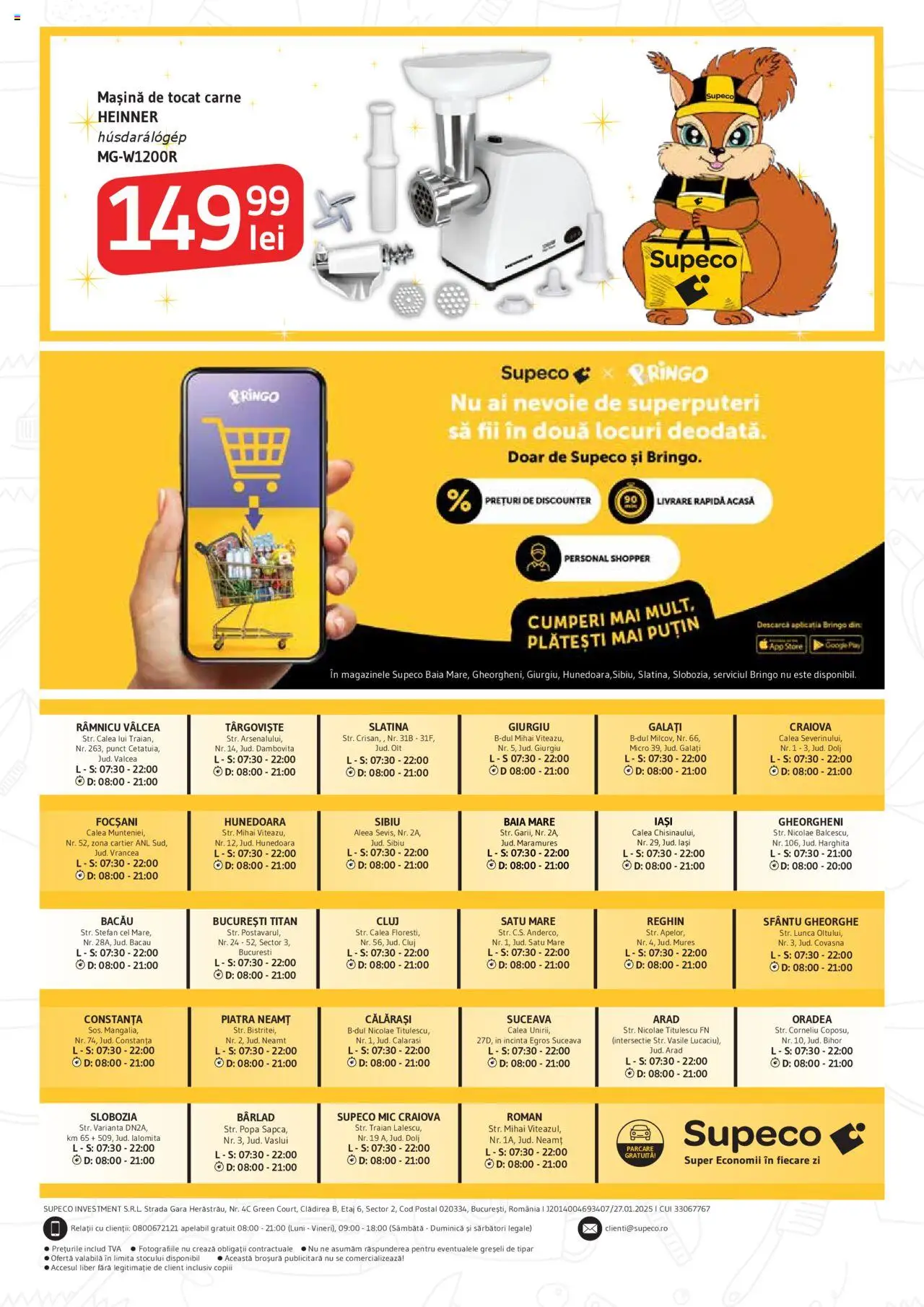 Catalog Supeco 16 - 28 Octombrie 2025 | Pagina 22 | Produse: Mașină de tocat
