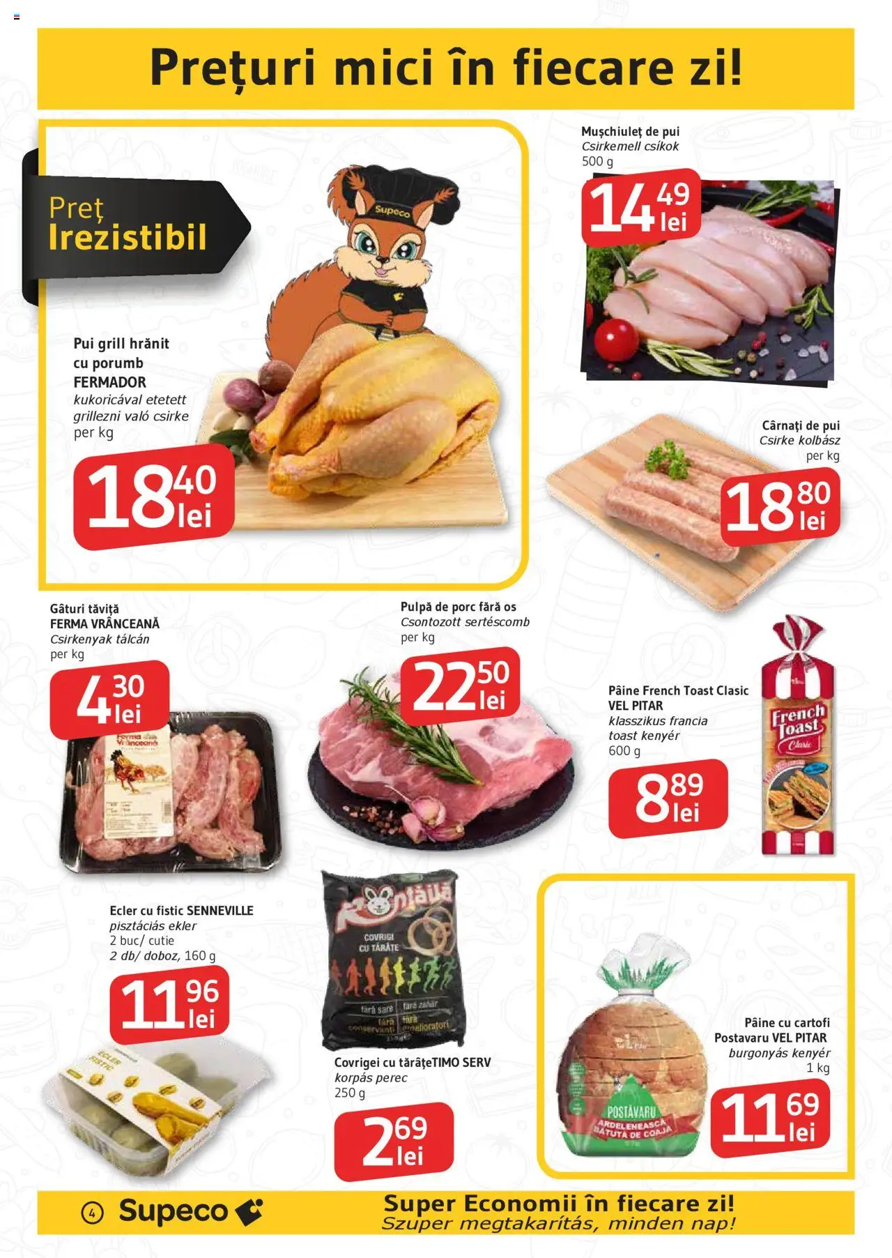 Catalog Supeco 16 - 28 Octombrie 2025 | Pagina 4 | Produse: Grill, Covrigei, Fistic, Sare