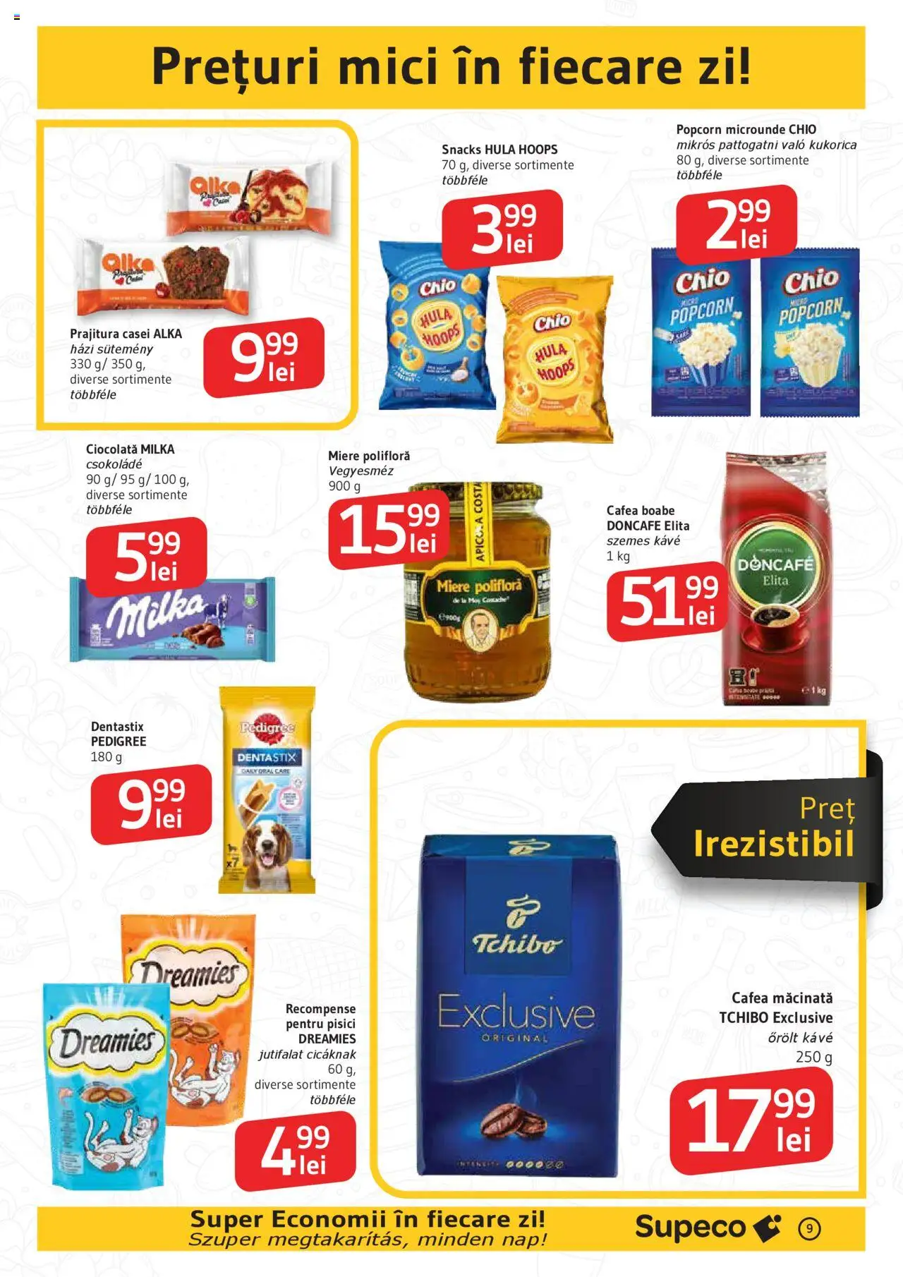 Catalog Supeco 16 - 28 Octombrie 2025 | Pagina 9 | Produse: Miere polifloră, Mici, Cafea, Ciocolată