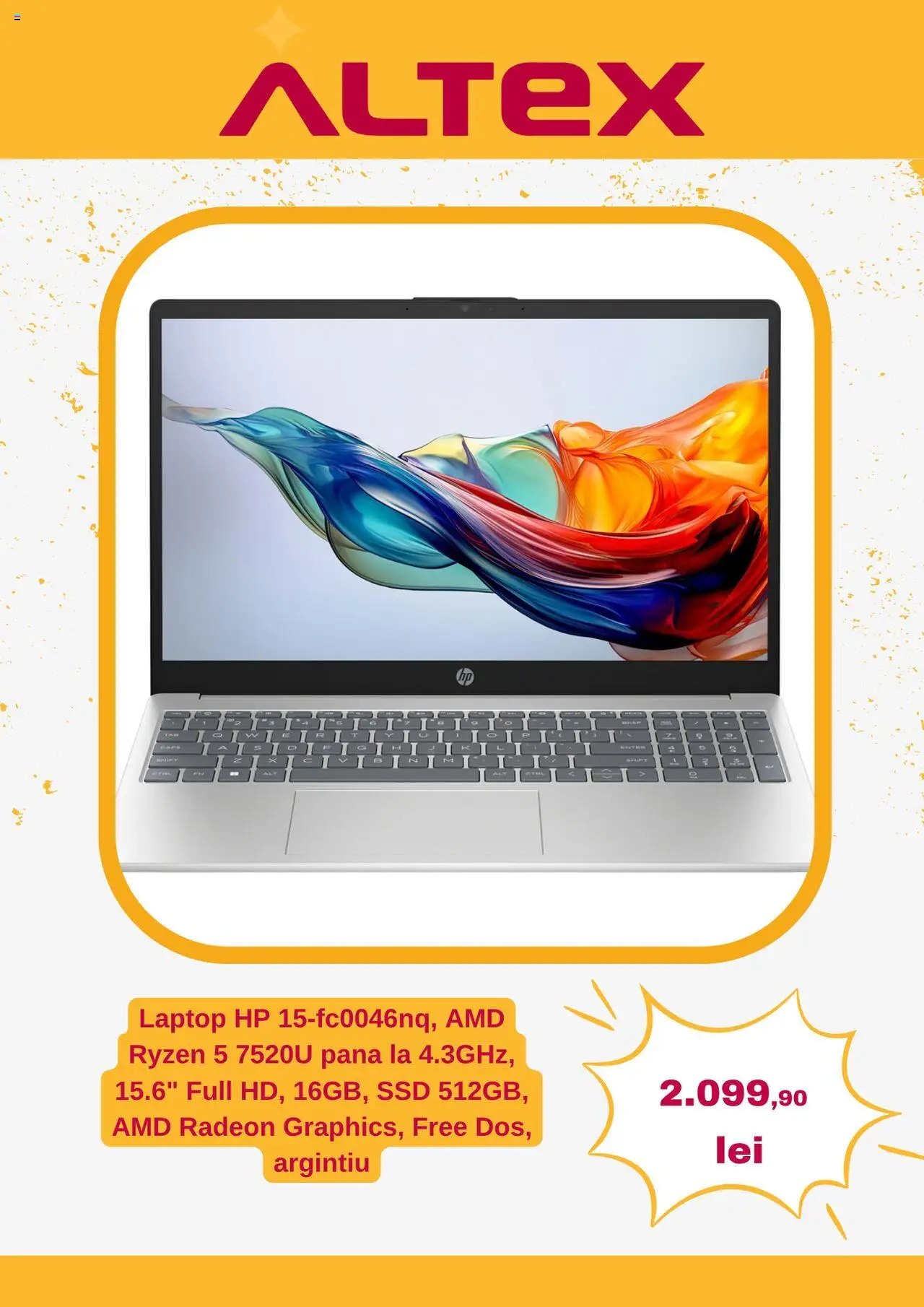 Catalog Altex 16 - 21 Octombrie 2025 | Pagina 3 | Produse: Laptop