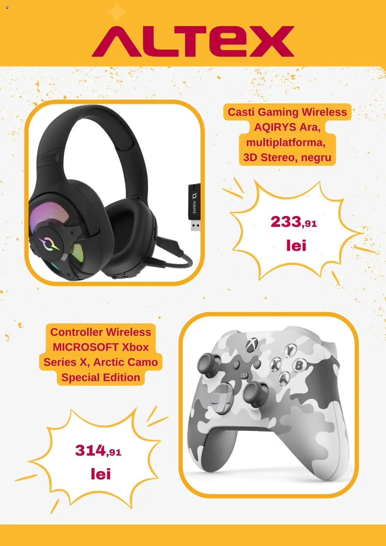 Catalog Altex 16 - 21 Octombrie 2025 | Pagina 4 | Produse: Căști, Xbox