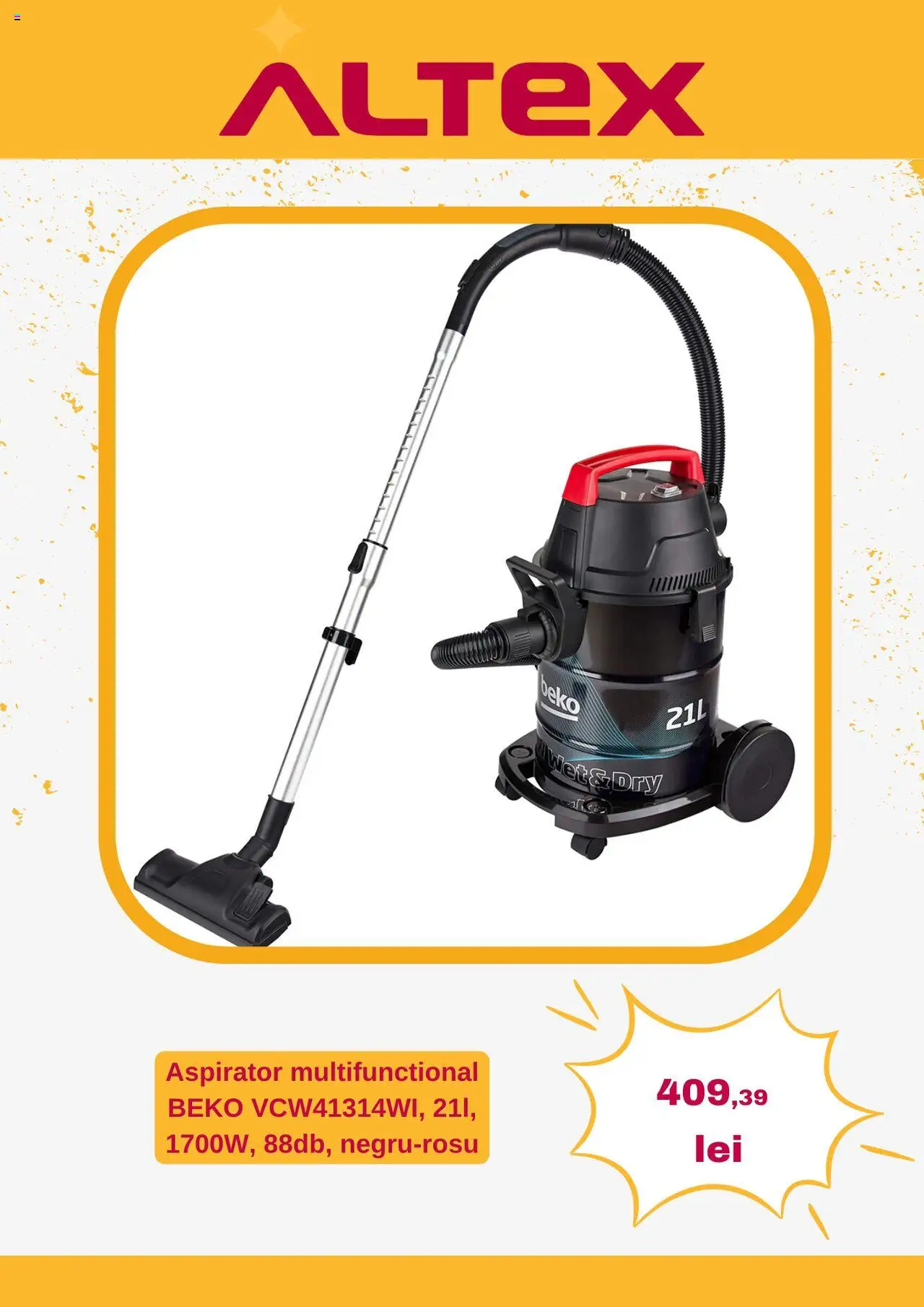 Catalog Altex 16 - 21 Octombrie 2025 | Pagina 7 | Produse: Aspirator