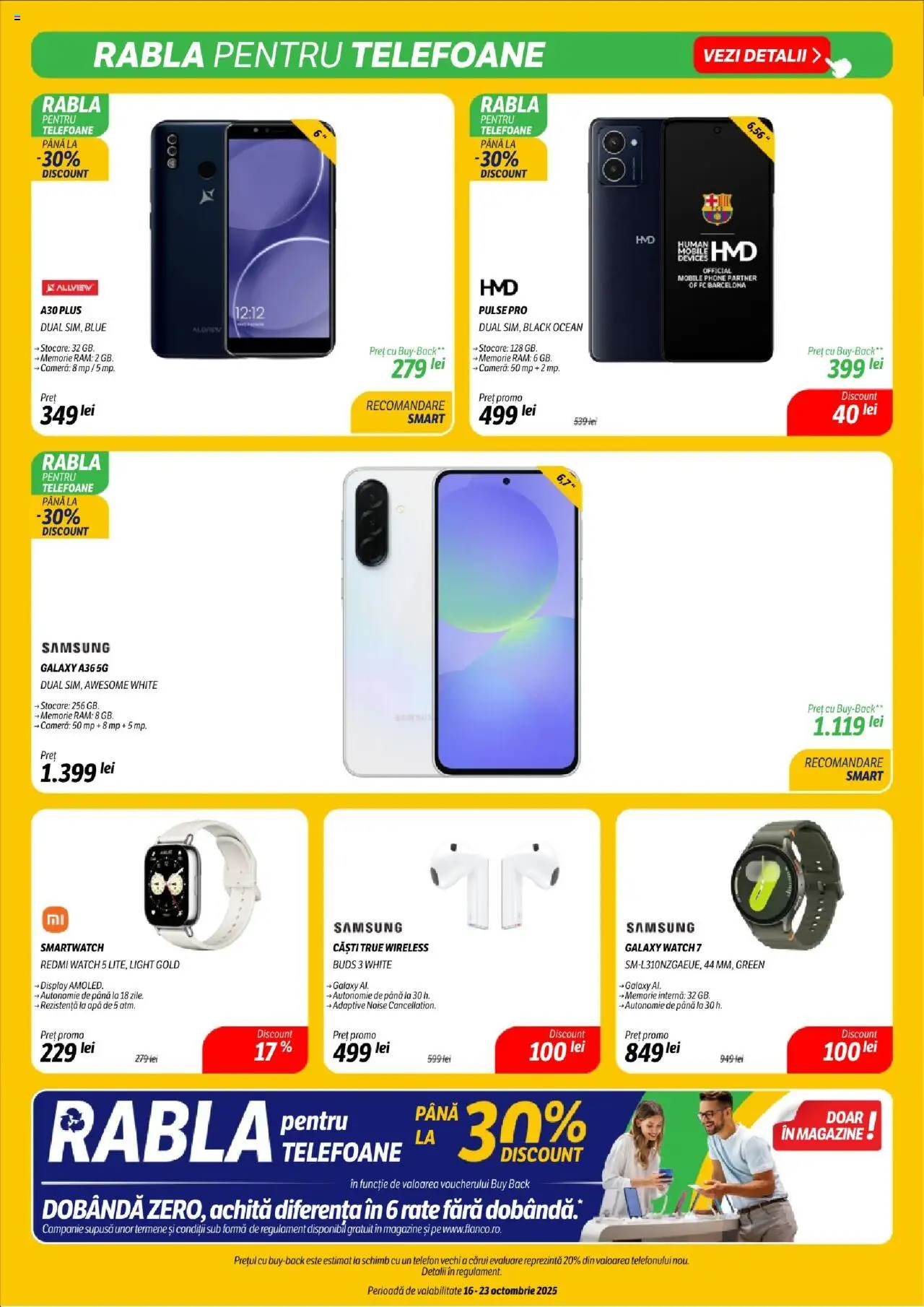Catalog Flanco 16 - 22 Octombrie 2025 | Pagina 18 | Produse: Telefon, Memorie, Cameră, Smartwatch