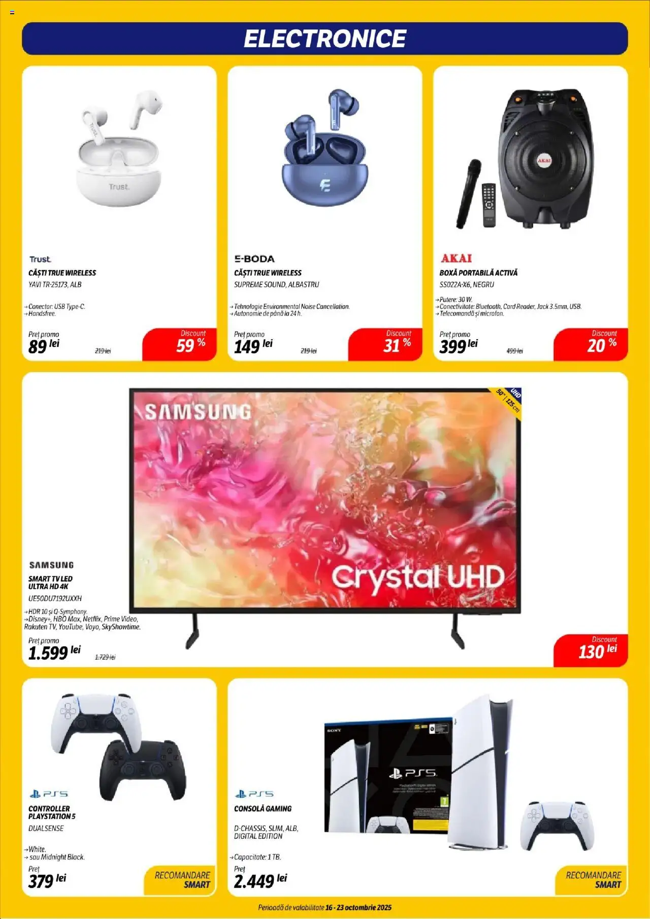 Catalog Flanco 16 - 22 Octombrie 2025 | Pagina 19 | Produse: Căști, Playstation, Usb, Babak
