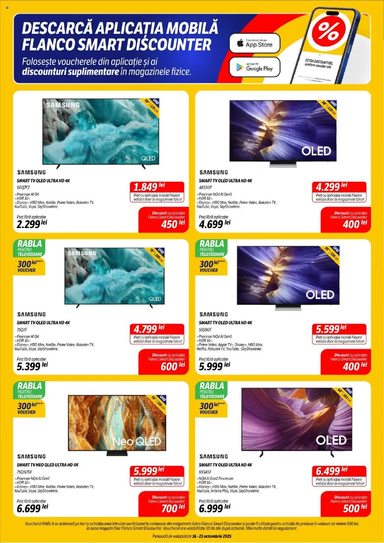 Catalog Flanco 16 - 22 Octombrie 2025 | Pagina 6 | Produse: Televizor, Apple