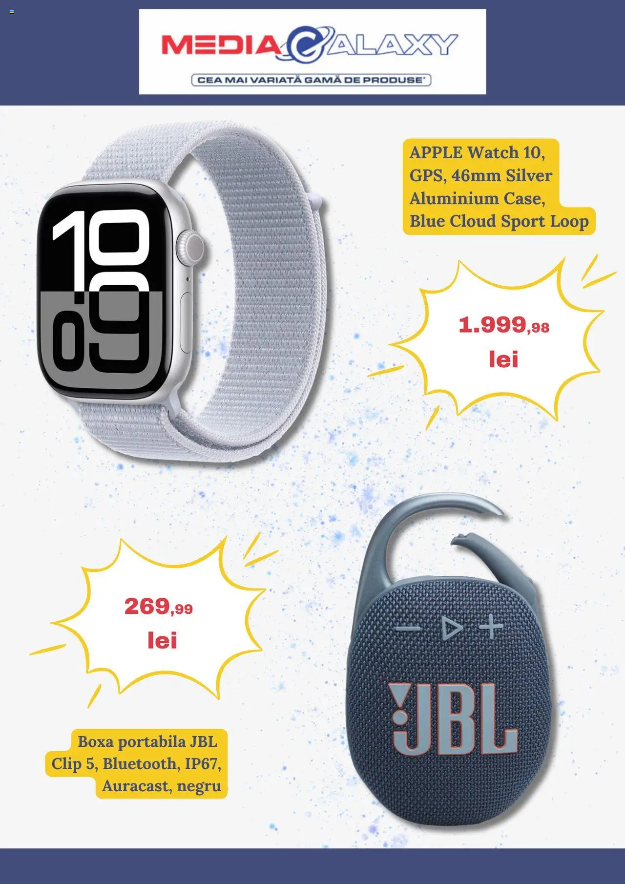 Catalog Media Galaxy 16 - 21 Octombrie 2025 | Pagina 2 | Produse: Apple, Boxă portabilă