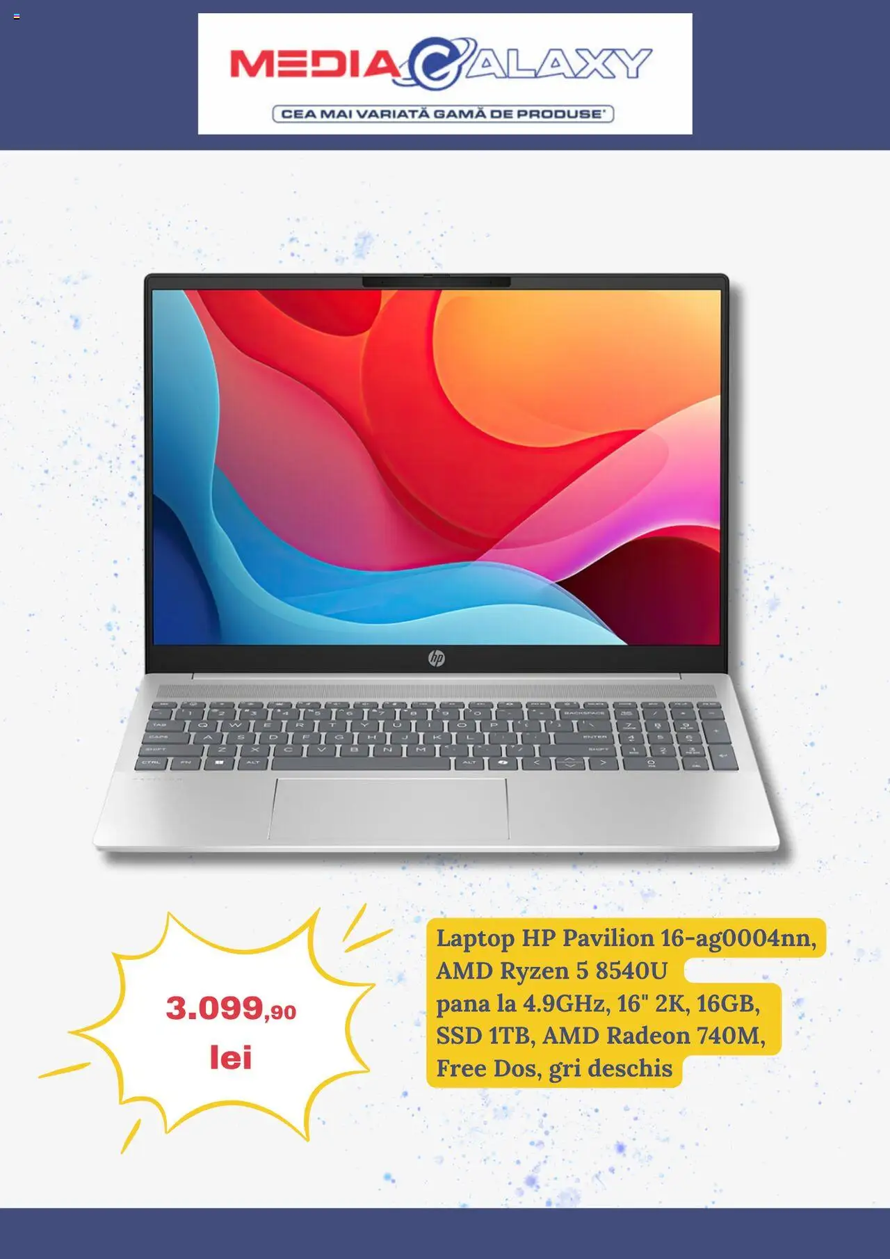 Catalog Media Galaxy 16 - 21 Octombrie 2025 | Pagina 3 | Produse: Laptop, Pavilion