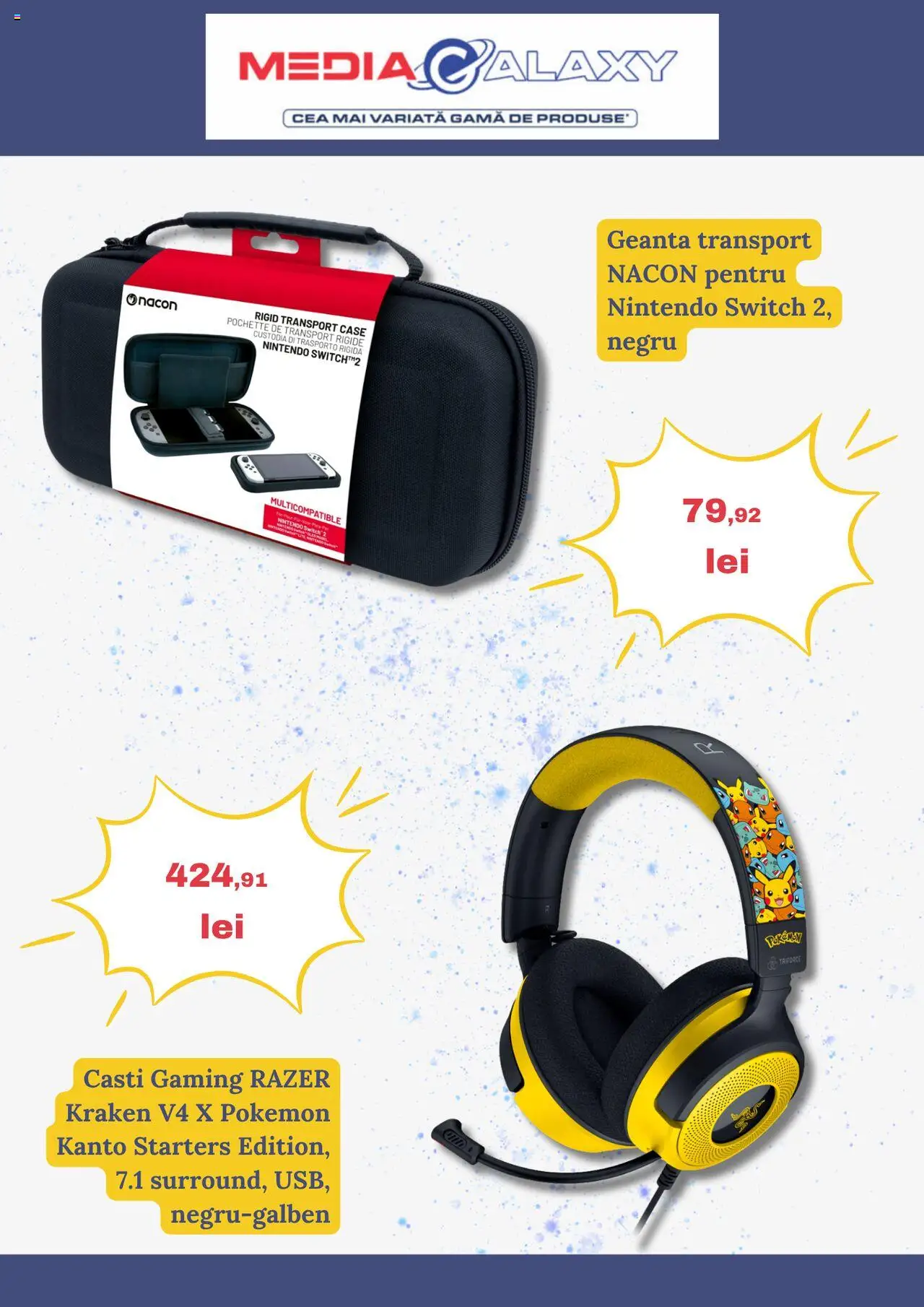 Catalog Media Galaxy 16 - 21 Octombrie 2025 | Pagina 4 | Produse: Căști, Geantă