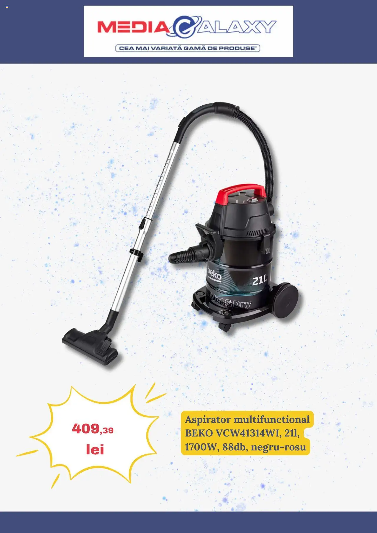 Catalog Media Galaxy 16 - 21 Octombrie 2025 | Pagina 7 | Produse: Aspirator