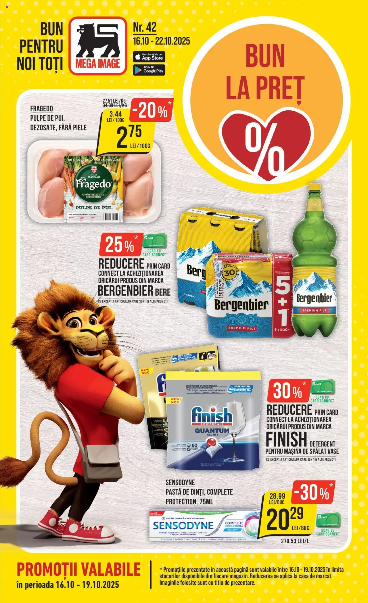 Catalog Mega Image 16 - 21 Octombrie 2025 | Pagina 1 | Produse: Mașină De Spălat, Mașină De Spălat Vase, Detergent, Plastik Kulübe