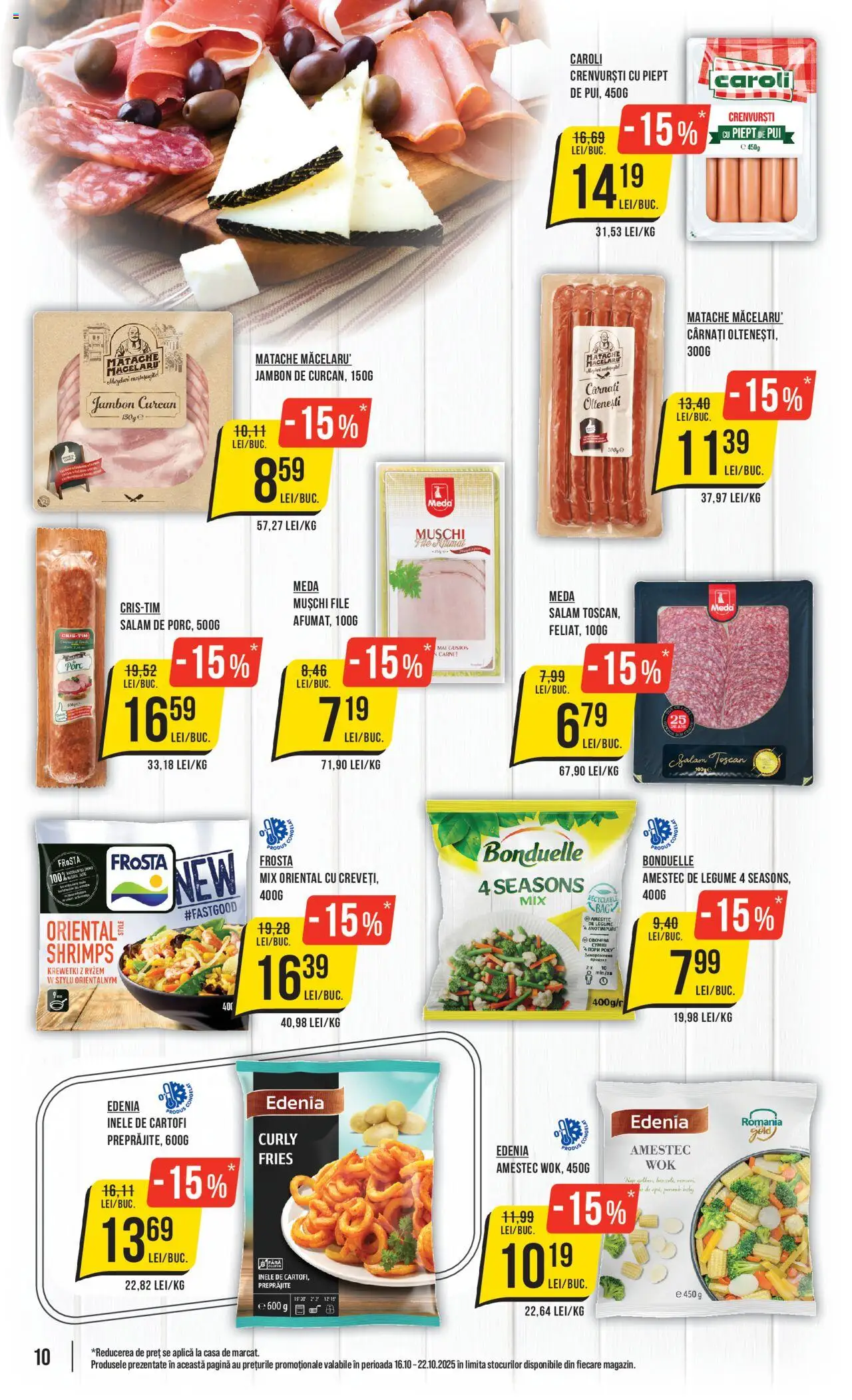 Catalog Mega Image 16 - 21 Octombrie 2025 | Pagina 10 | Produse: Pară, Hacıyatmaz Kedi Oyuncağı, Salam, Cartofi