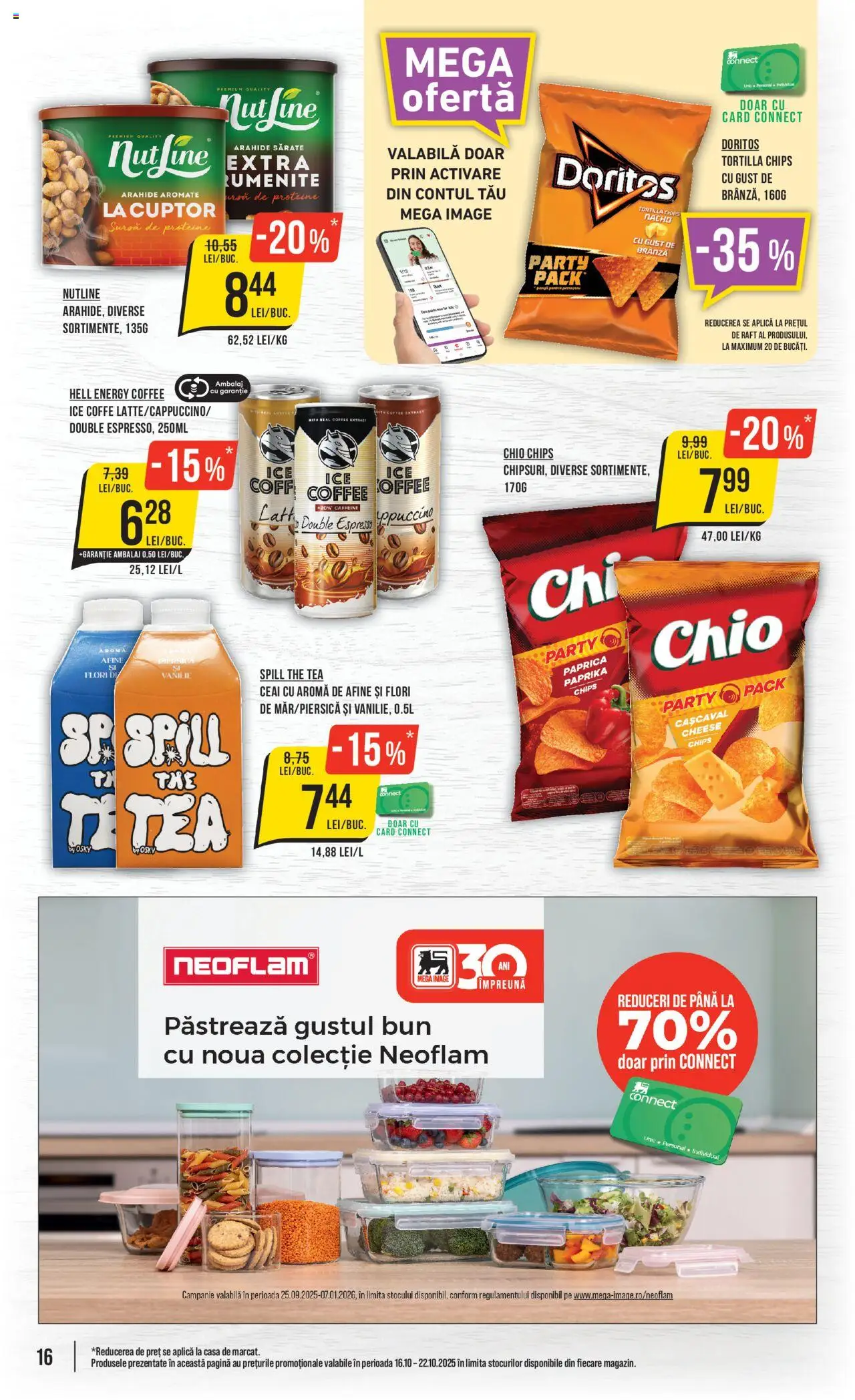 Catalog Mega Image 16 - 21 Octombrie 2025 | Pagina 16 | Produse: Cuptor, Cașcaval, Arahide, Ceai