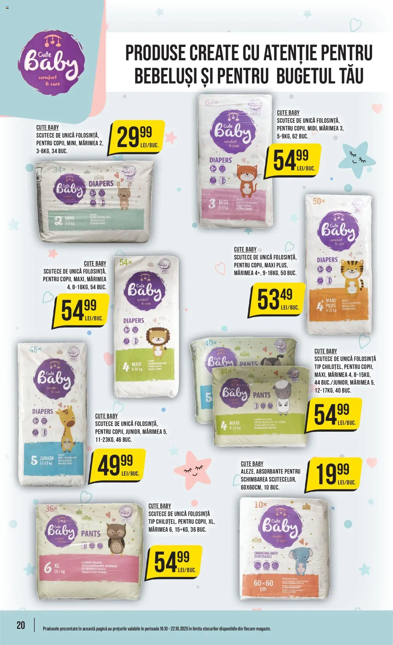 Catalog Mega Image 16 - 21 Octombrie 2025 | Pagina 20 | Produse: Absorbante, Scutece