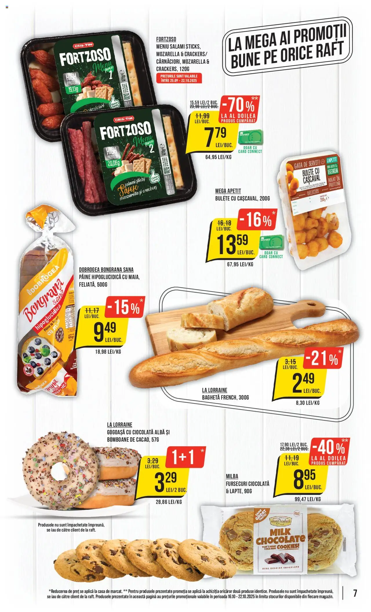 Catalog Mega Image 16 - 21 Octombrie 2025 | Pagina 7 | Produse: Raft, Cașcaval, Mozzarella, Pâine