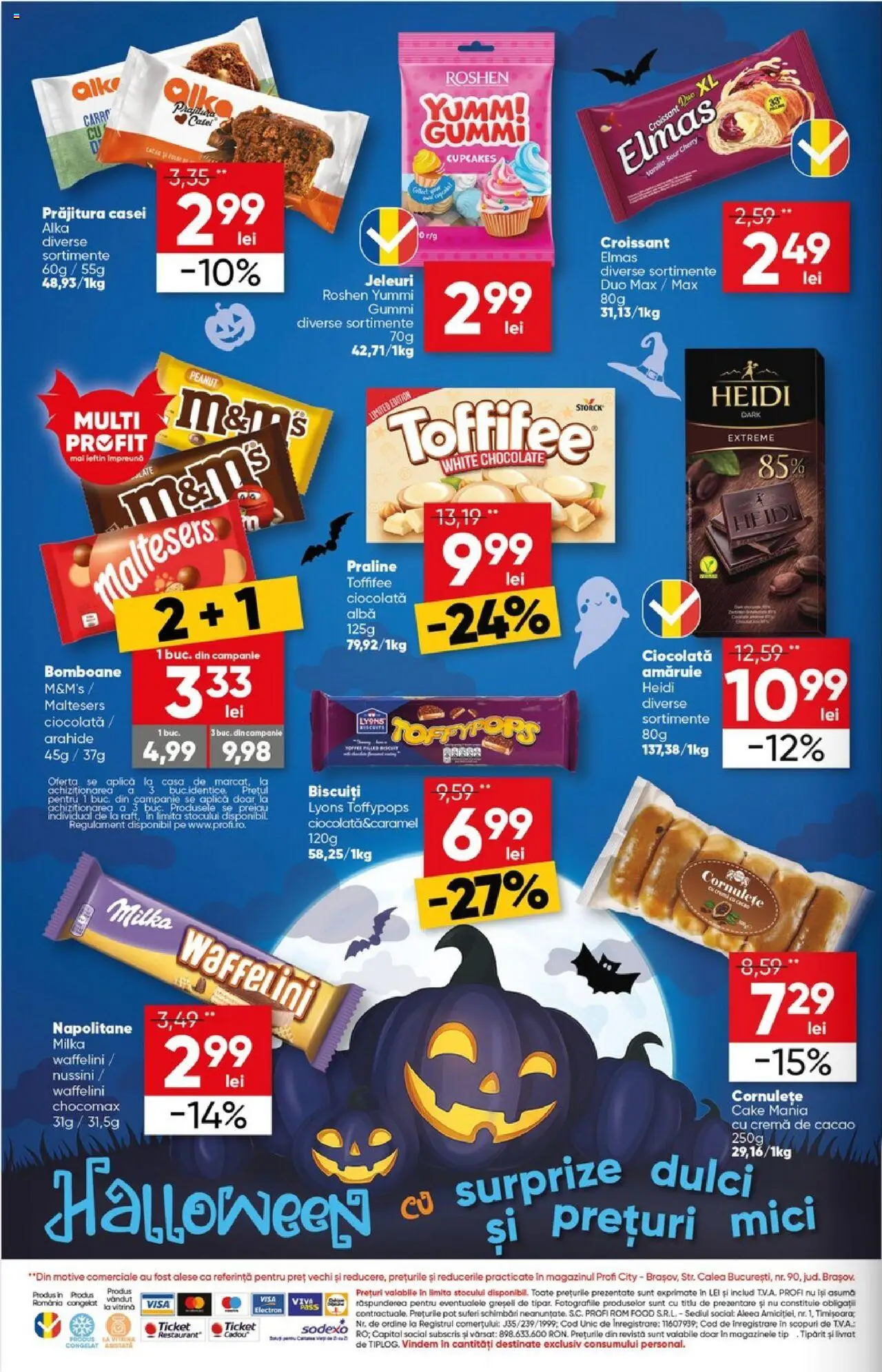 Catalog Profi 15 - 27 Octombrie 2025 | Pagina 10 | Produse: Arahide, Napolitane, Biscuiți, Jeleuri