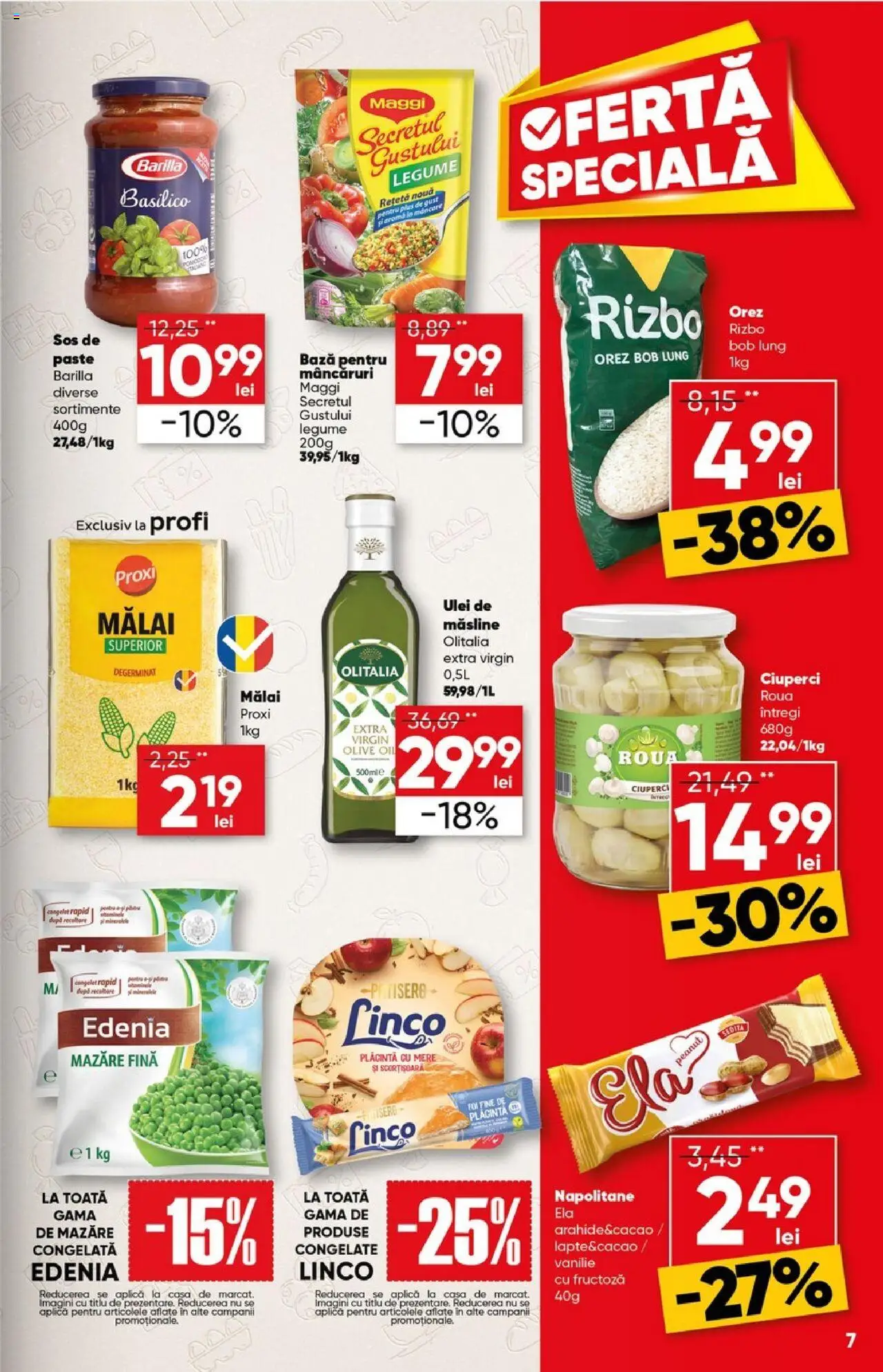 Catalog Profi 15 - 27 Octombrie 2025 | Pagina 7 | Produse: Napolitane, Ulei, Orez, Paste