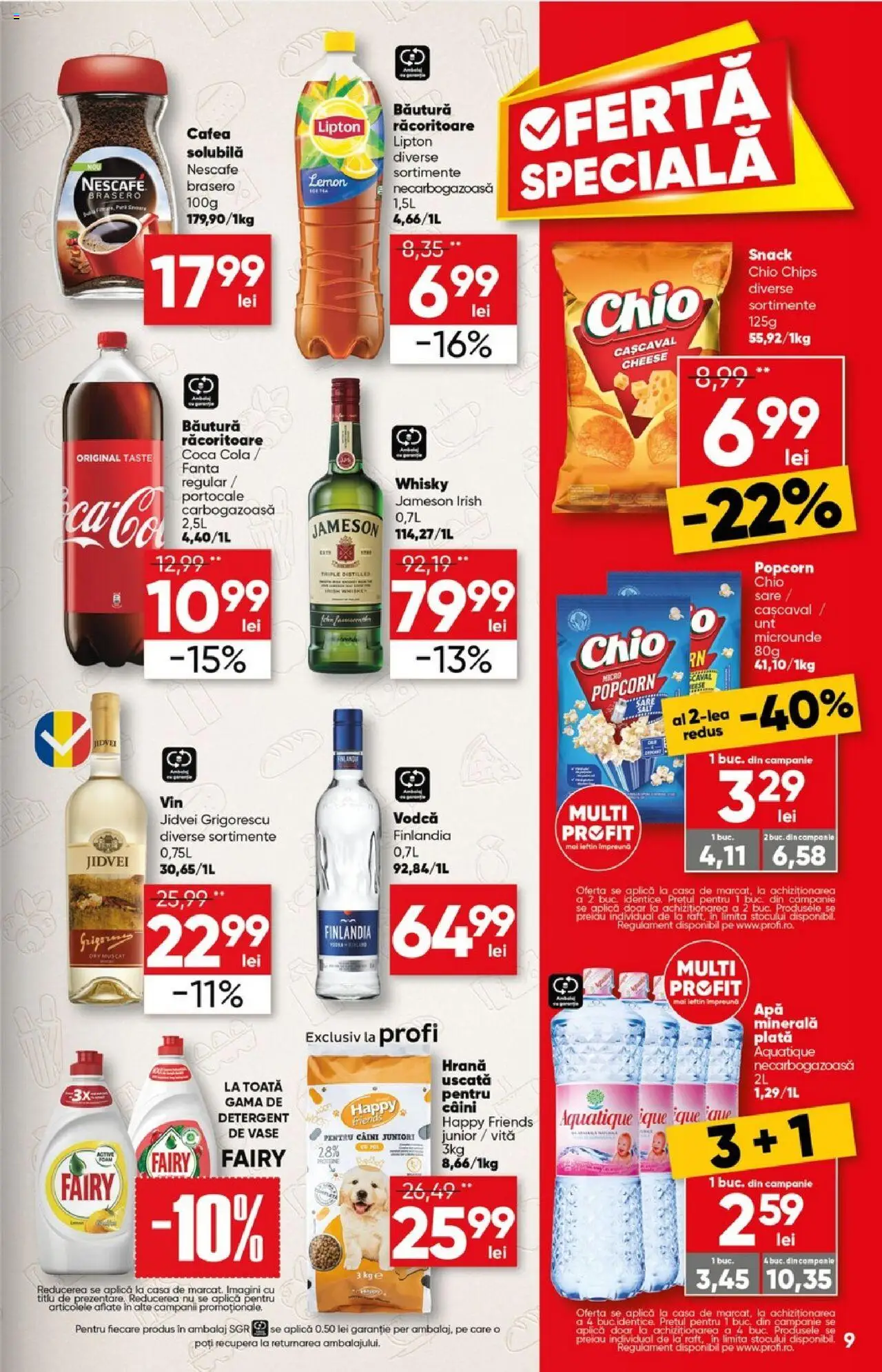Catalog Profi 15 - 27 Octombrie 2025 | Pagina 9 | Produse: Cașcaval, Cafea, Portocale, Detergent
